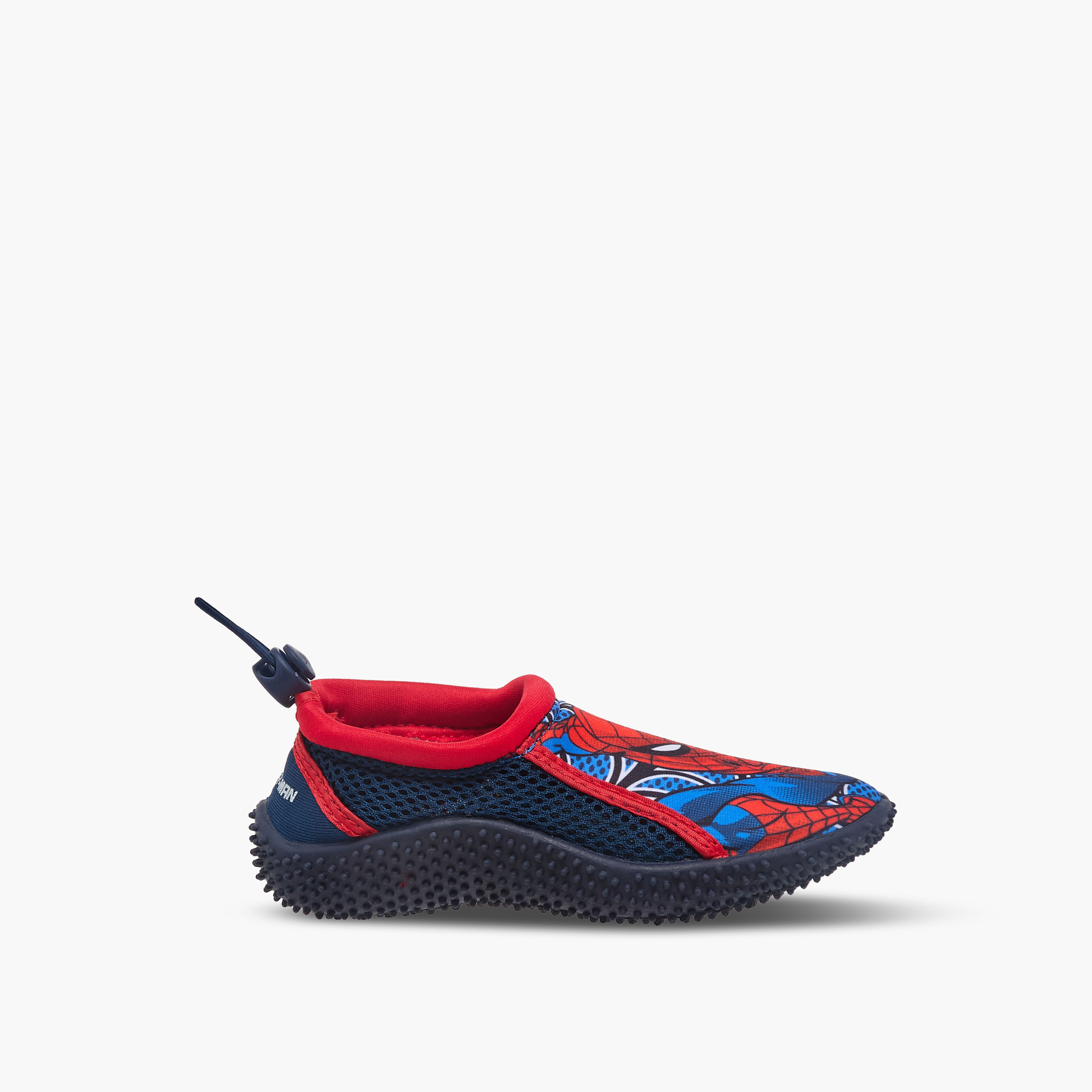 Spider-Man Print Slip-On Pool Shoes-boys-shoes-sneakers-image-3