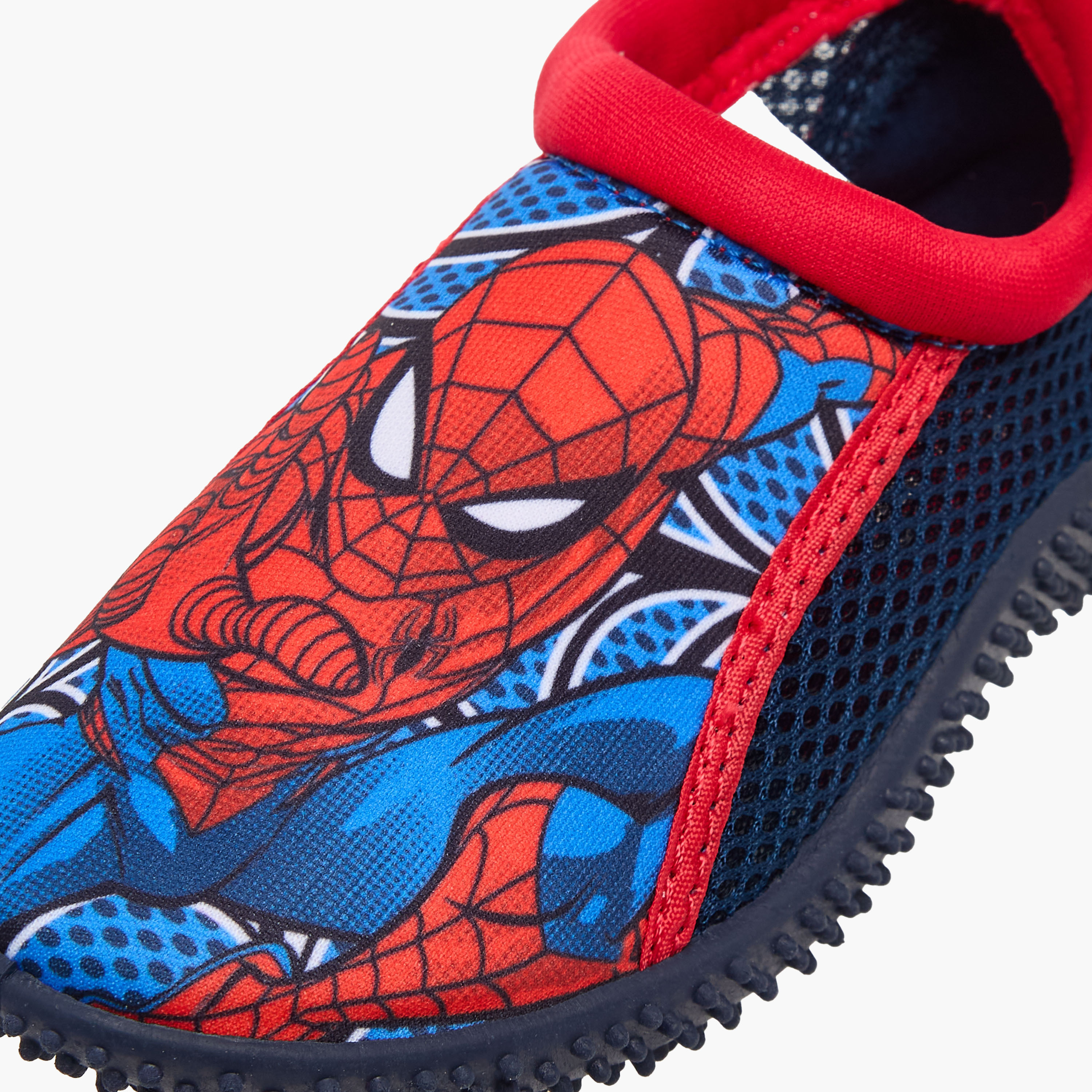 Spider-Man Print Slip-On Pool Shoes-boys-shoes-sneakers-image-4