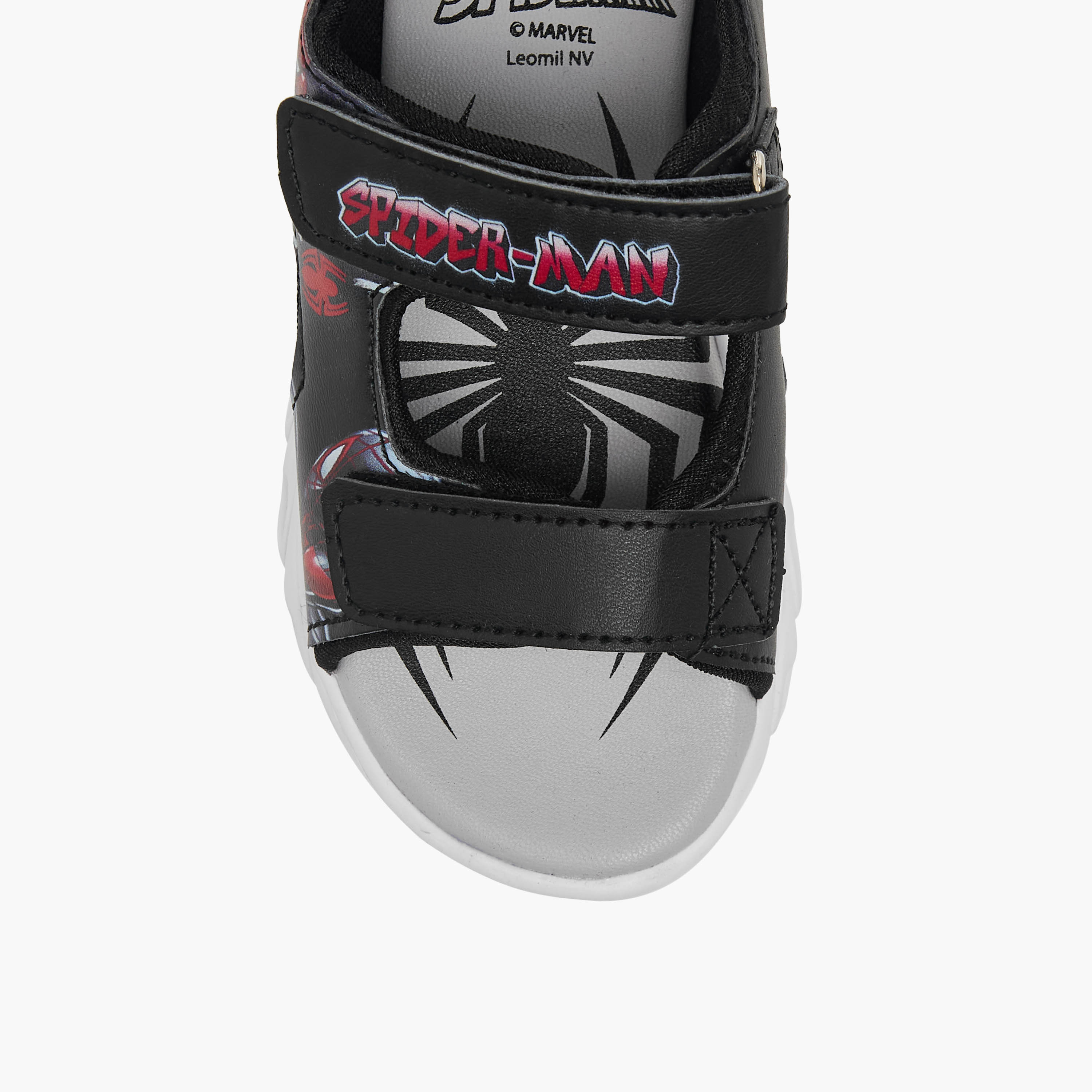 Boys Light-Up Spider-Man Print Sandals-boys-shoes-sandals-image-4