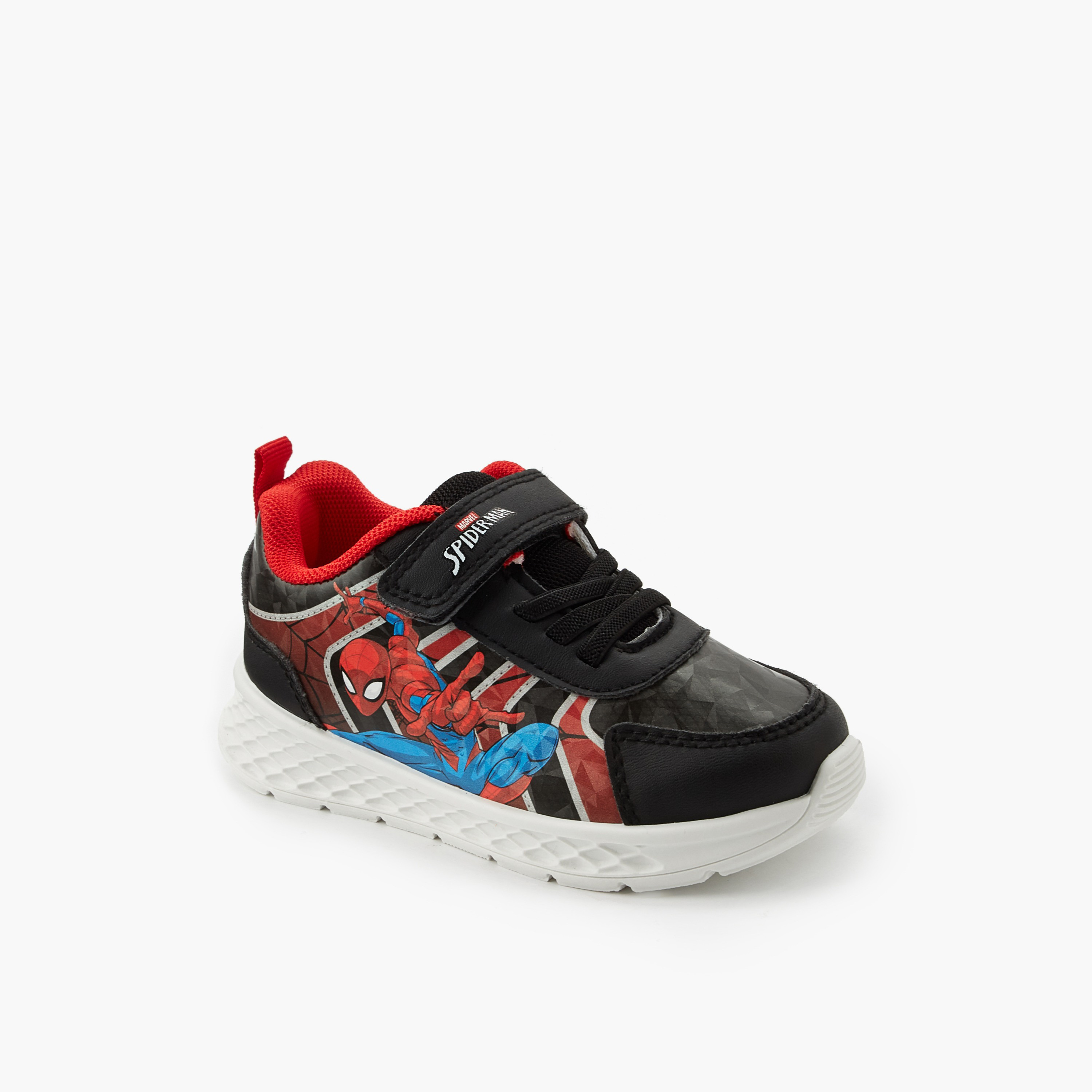 حذاء سنيكرز طول الكاحل بطبعات سبايدرمان للأولاد من مارفل-boys-shoes-sneakers-image-2