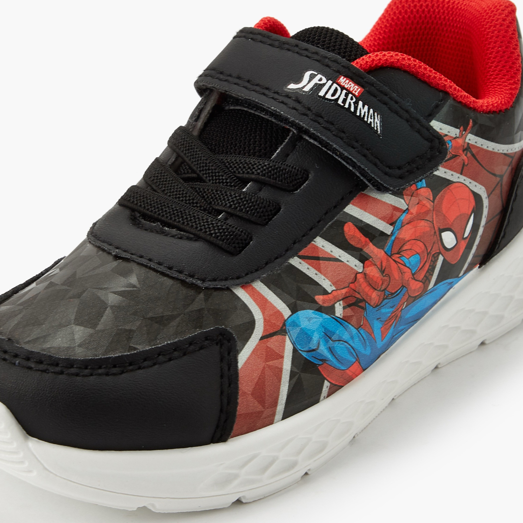 حذاء سنيكرز طول الكاحل بطبعات سبايدرمان للأولاد من مارفل-boys-shoes-sneakers-image-4