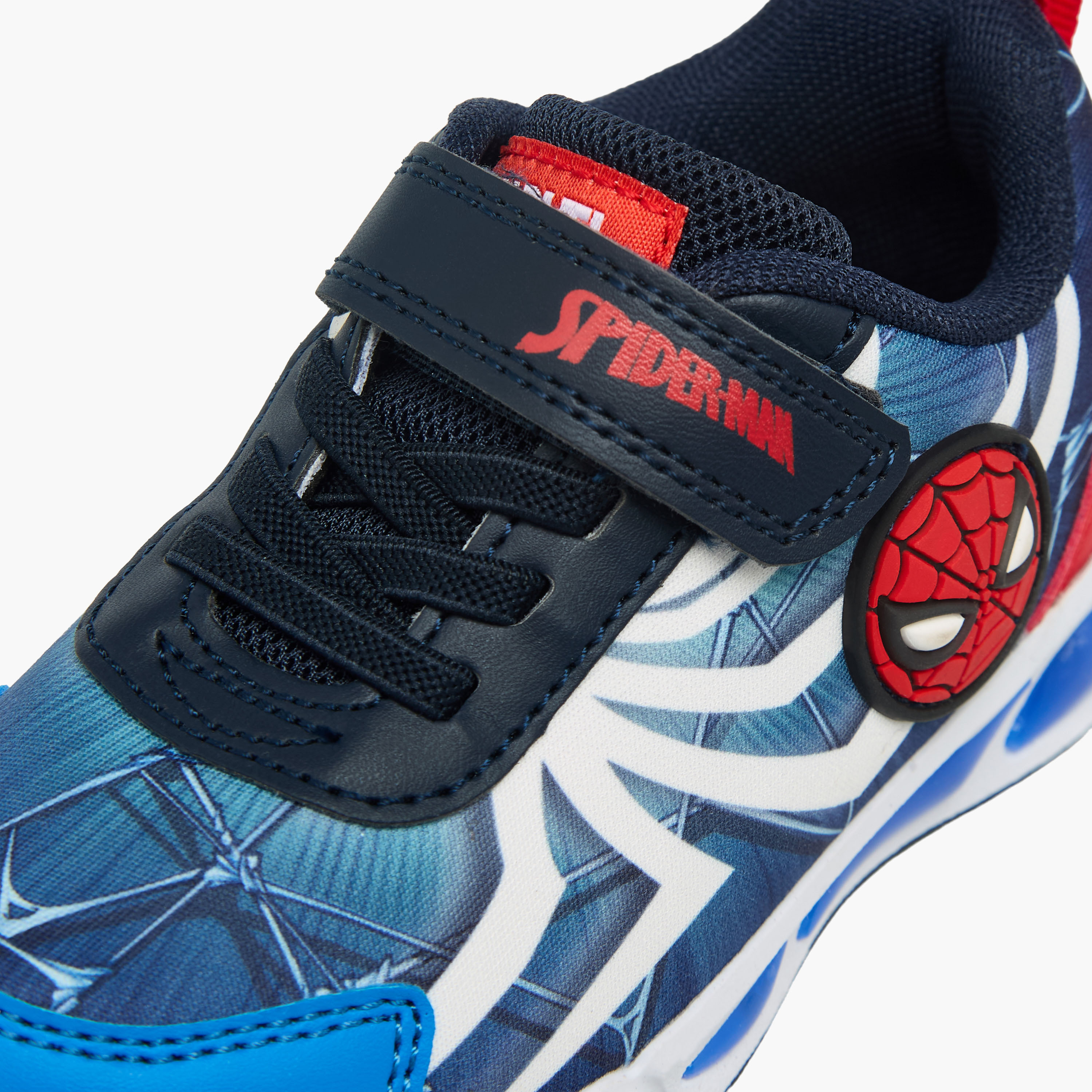Marvel Boys Spider-Man Print Hook & Loop Sneakers-boys-shoes-sneakers-image-4
