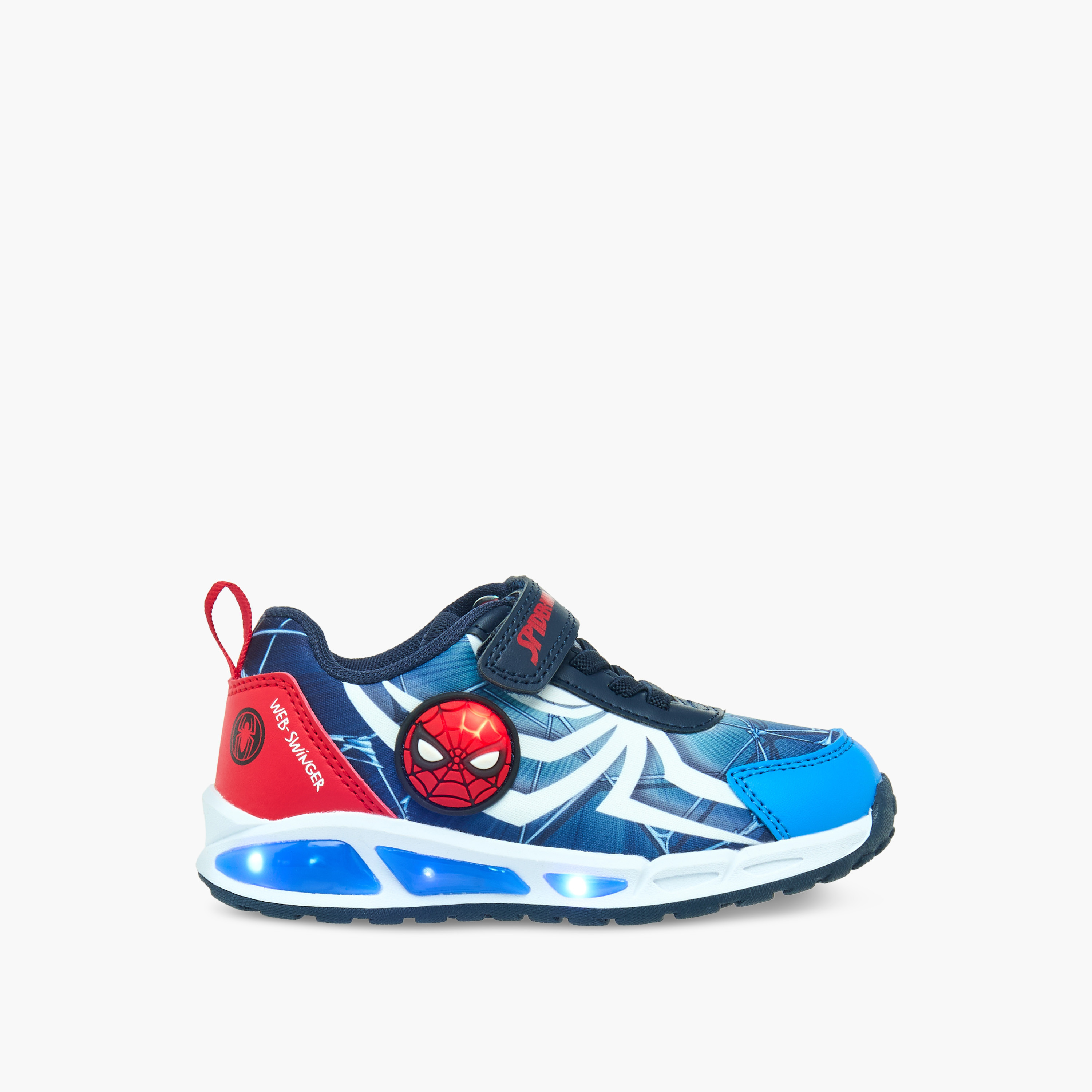 Marvel Boys Spider-Man Print Hook & Loop Sneakers-boys-shoes-sneakers-image-6