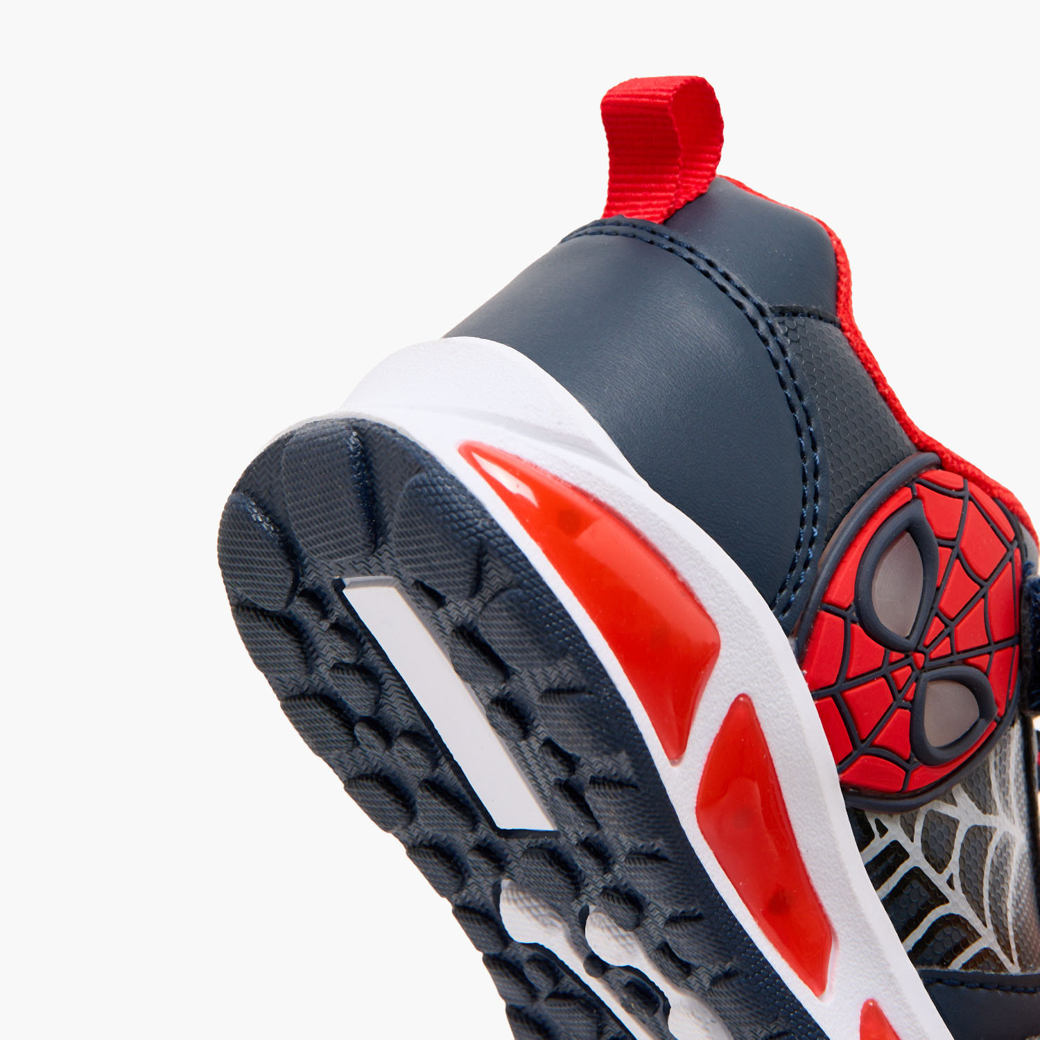 Marvel Boys Spider-Man Print Light-Up Ankle Sneakers-boys-shoes-sneakers-image-8