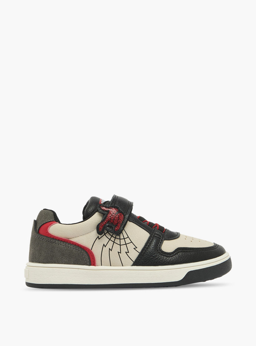 حذاء سنيكرز كاحل بشريط إغلاق وتصميم سبايدرمان للأولاد من مارفل-boys-shoes-sneakers-image-3