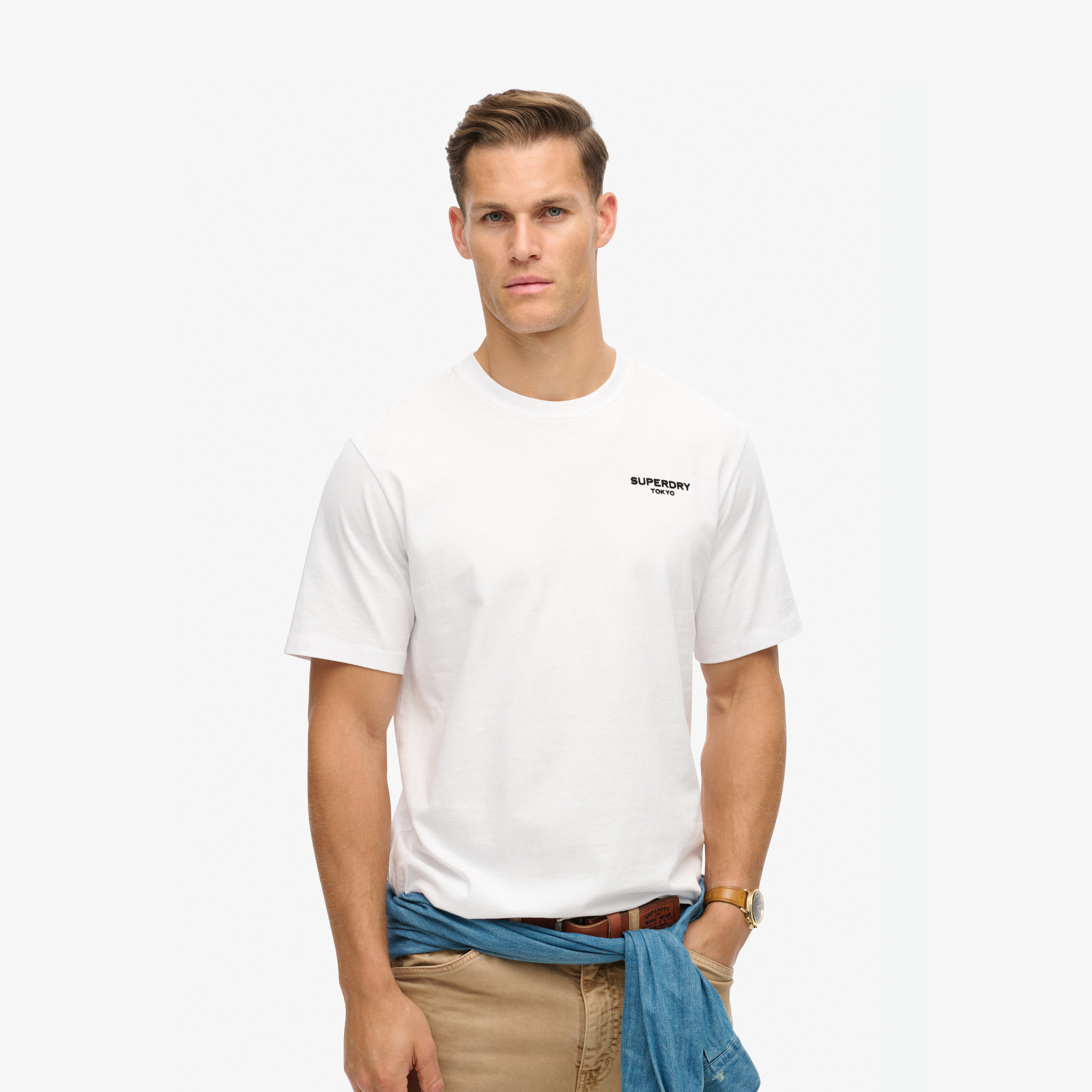 تي شيرت رجالي برقبة دائرية وأكمام قصيرة بشعار من سوبردراي-men-clothing-tshirtsandpolos-tshirts-image-1