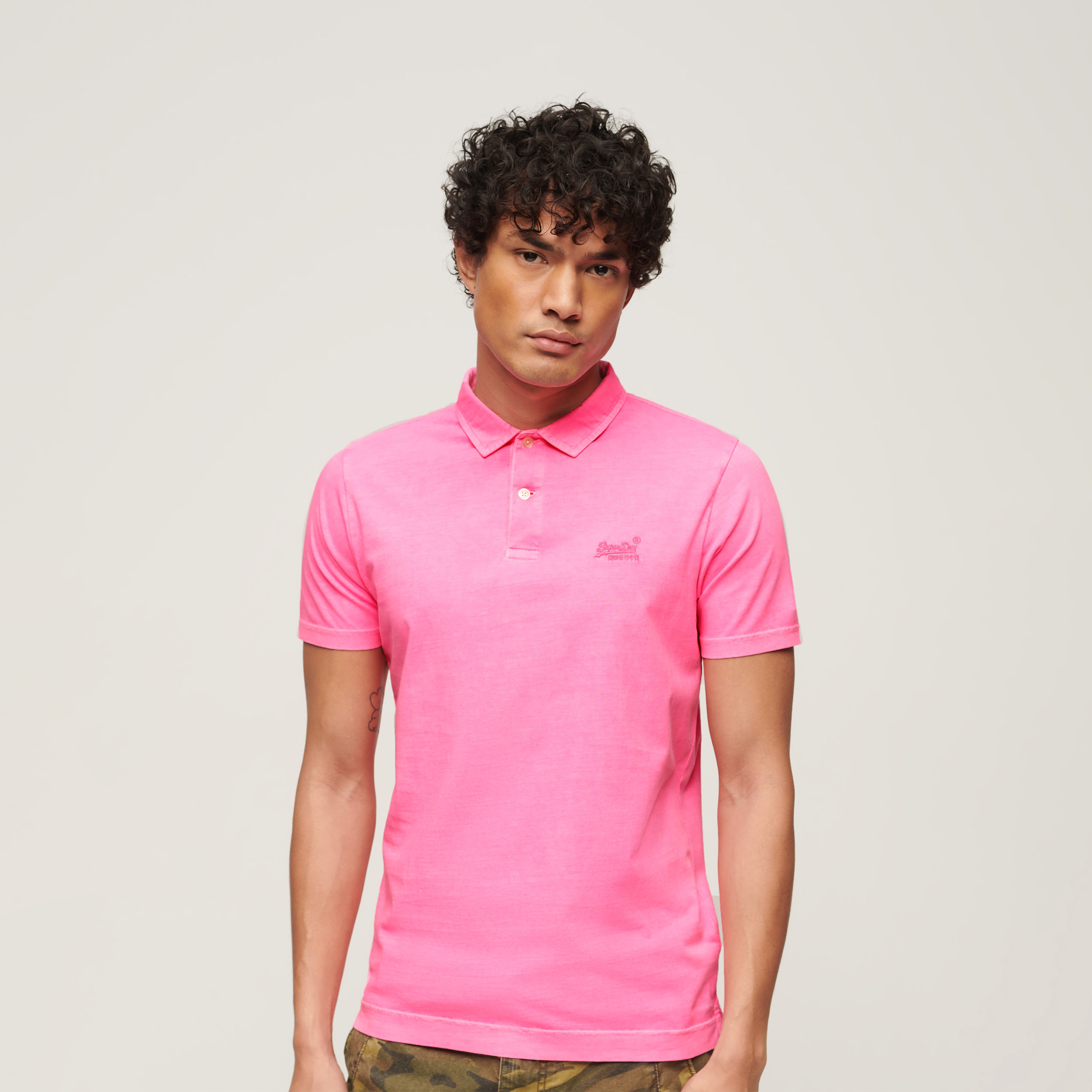 تي شيرت بولو رجالي بياقة وأكمام قصيرة بشعار من سوبردراي-men-clothing-tshirtsandpolos-polos-image-8