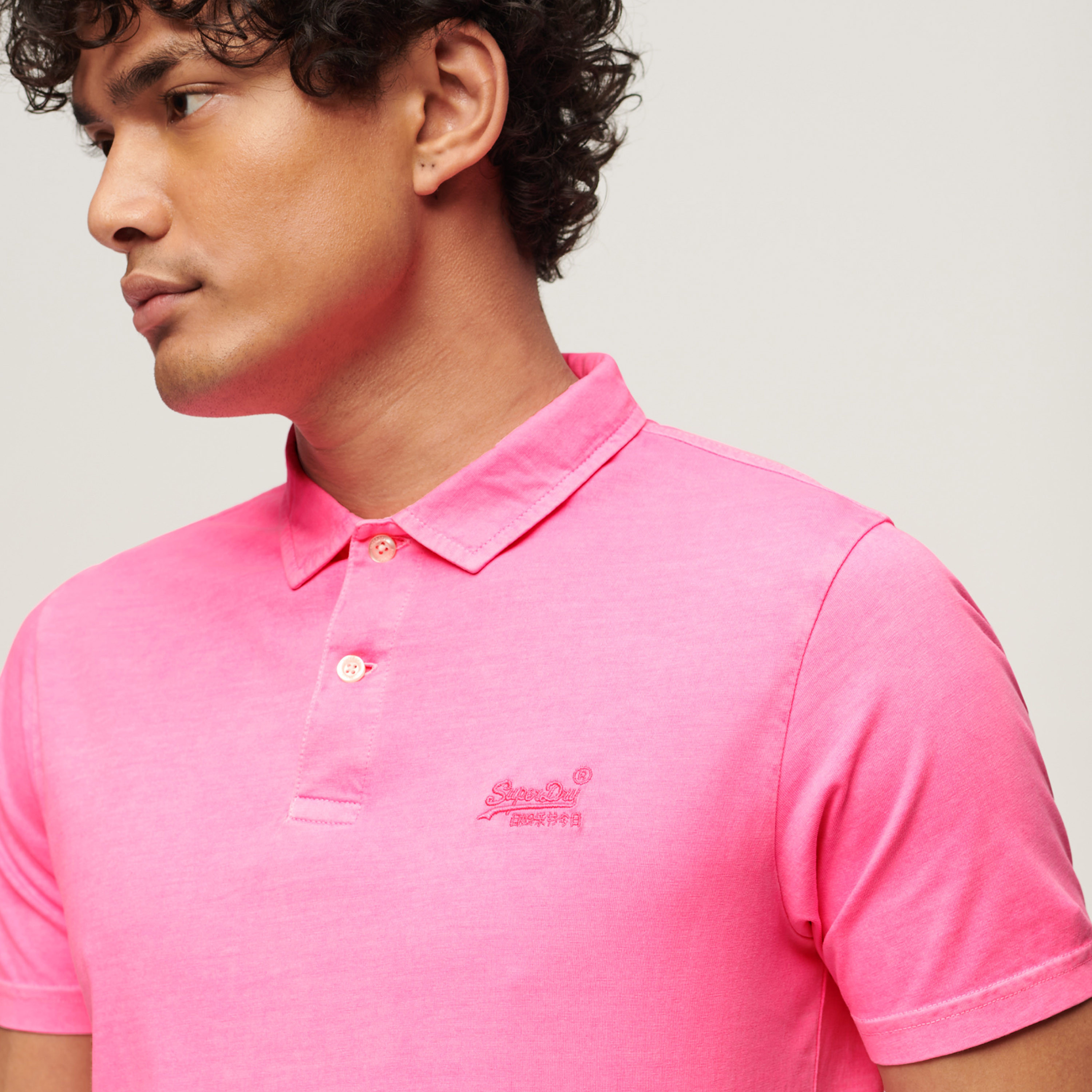 تي شيرت بولو رجالي بياقة وأكمام قصيرة بشعار من سوبردراي-men-clothing-tshirtsandpolos-polos-image-10