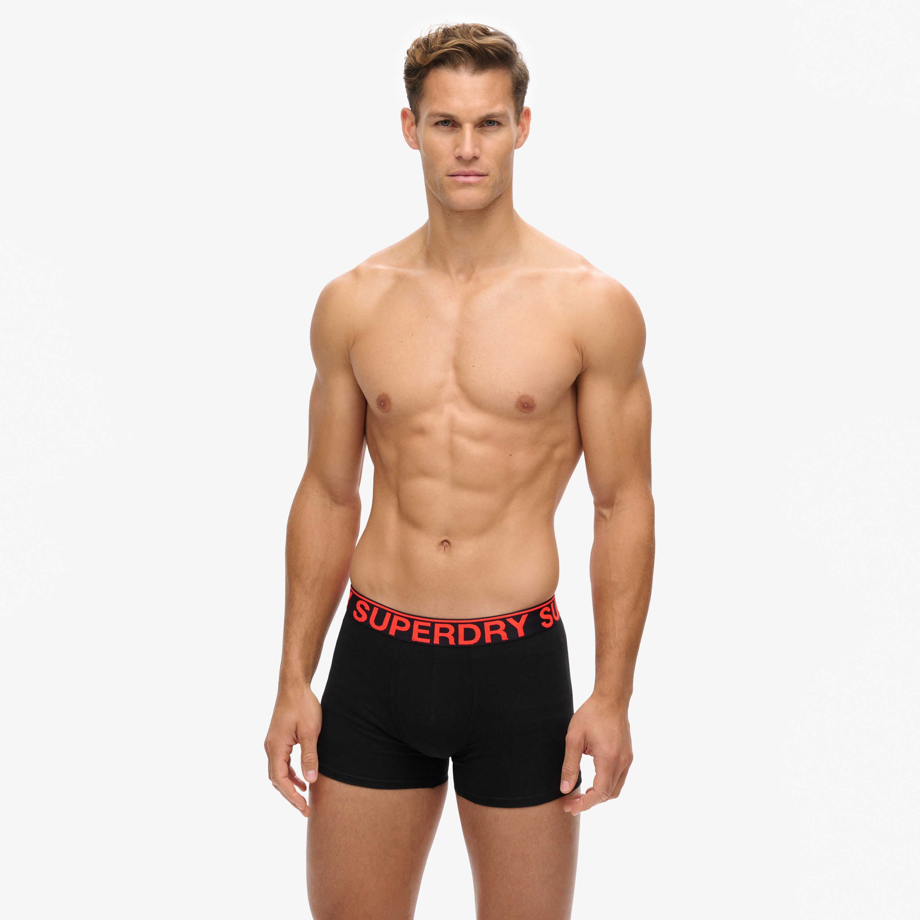 سروال داخلي رجالي بحزام مطاطي منخفض الارتفاع سادة من سوبردراي-men-clothing-innerwear-underwear-image-2
