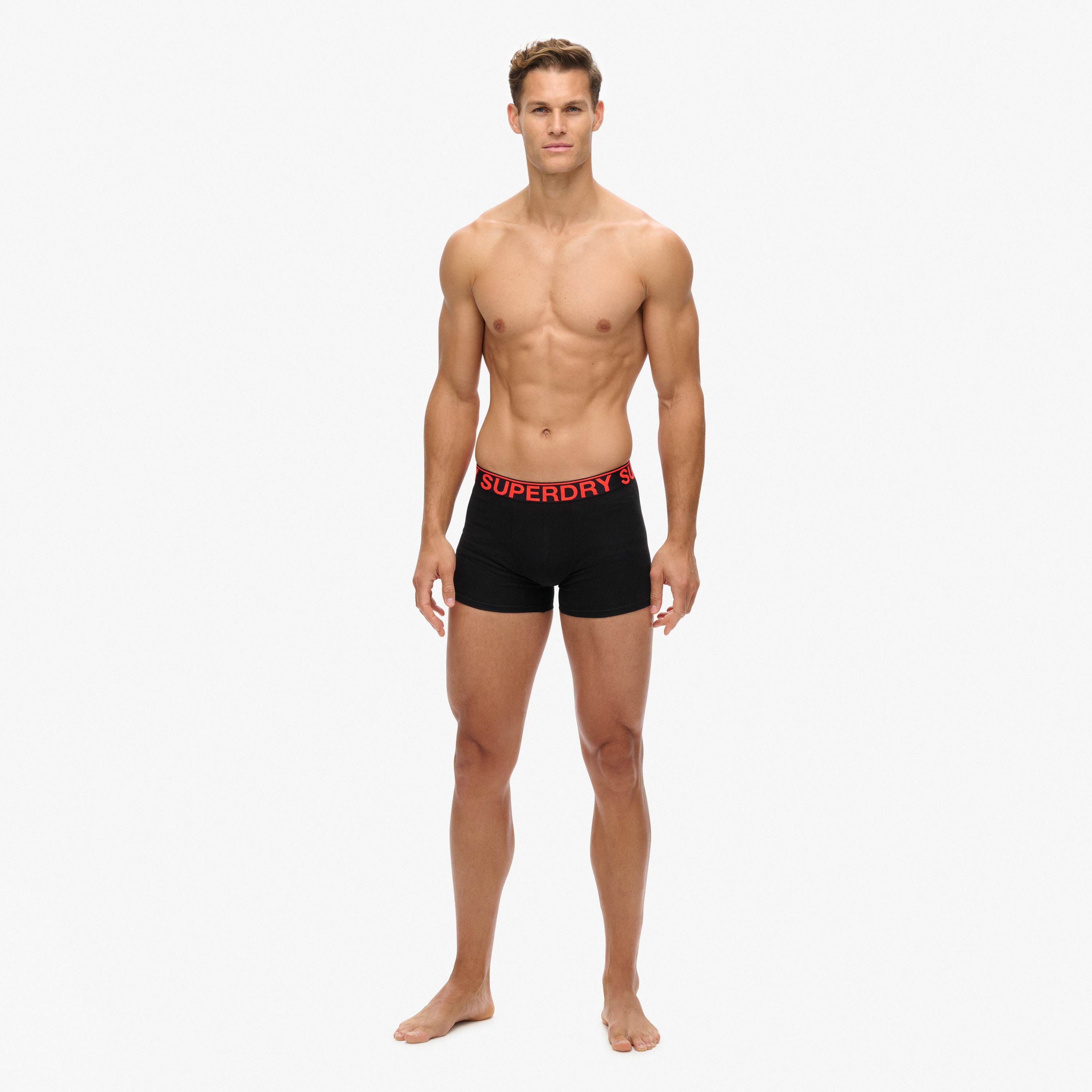 سروال داخلي رجالي بحزام مطاطي منخفض الارتفاع سادة من سوبردراي-men-clothing-innerwear-underwear-image-3