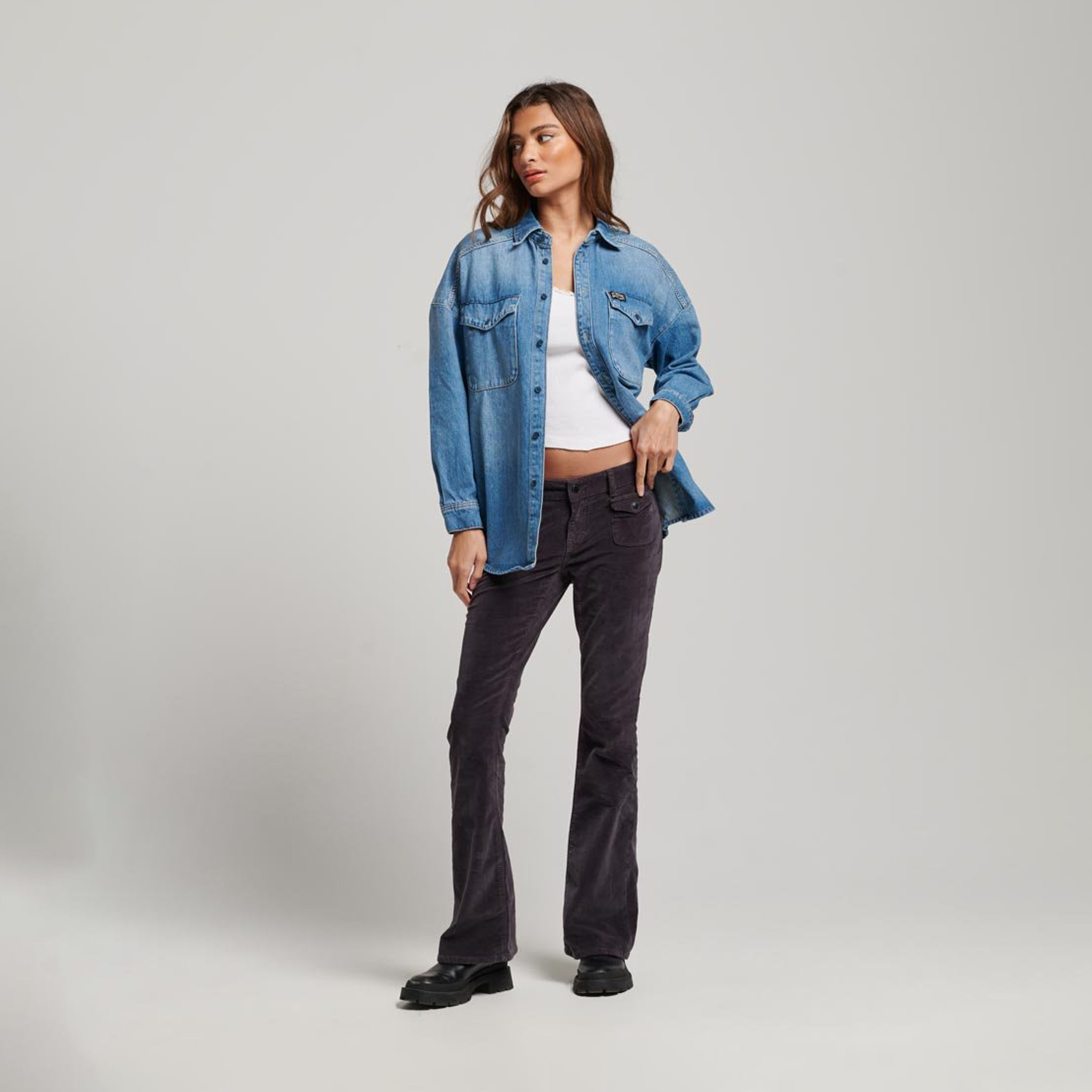 Superdry womens hot sale denim shirt