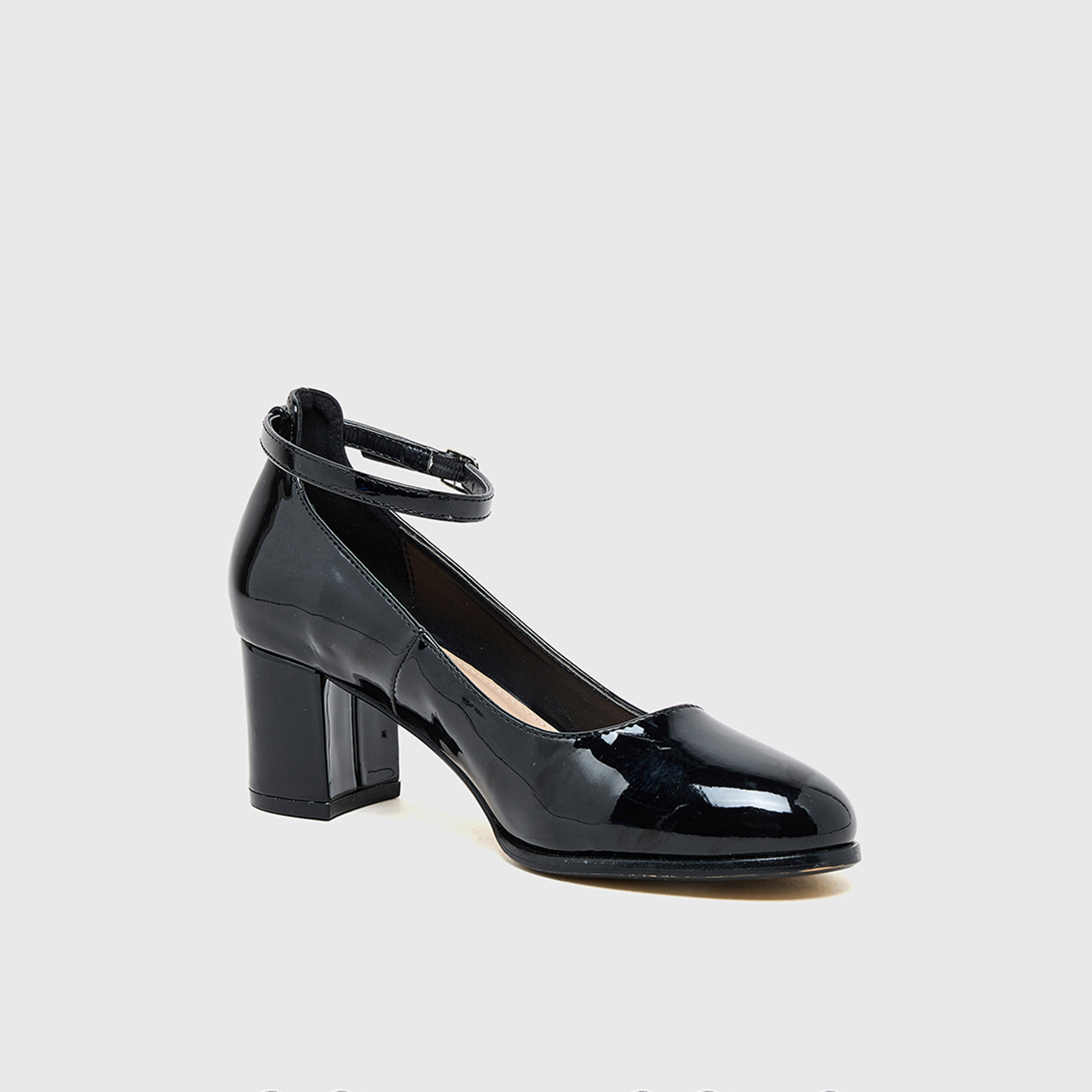 Nine West Women's Buckle Strap Block Pumps | SPH1799E-02-women-shoes-heels-image-1