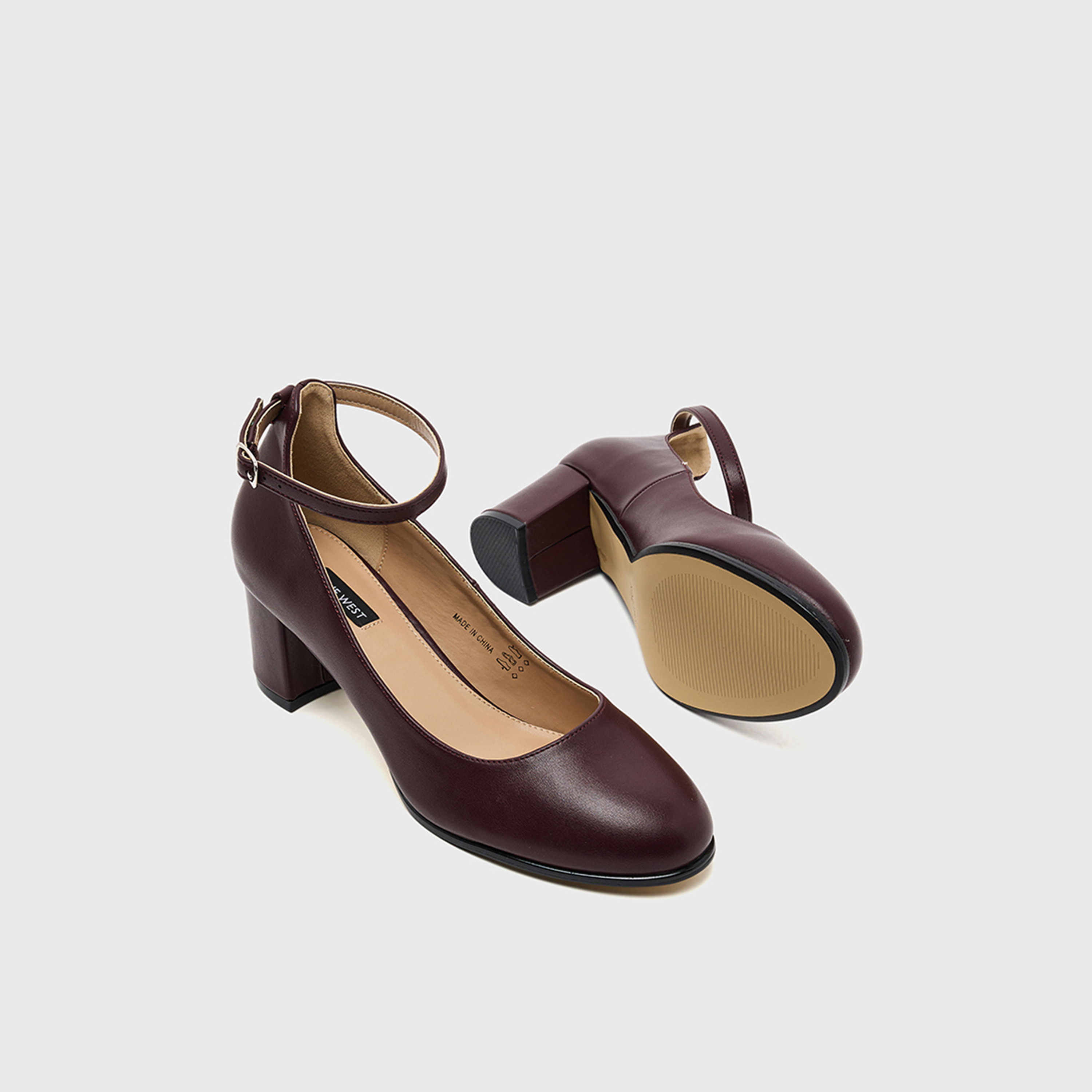 ناين ويست - حذاء نسائي بكعب عالٍ مزود بإبزيم | SPH1799E02-women-shoes-heels-image-2