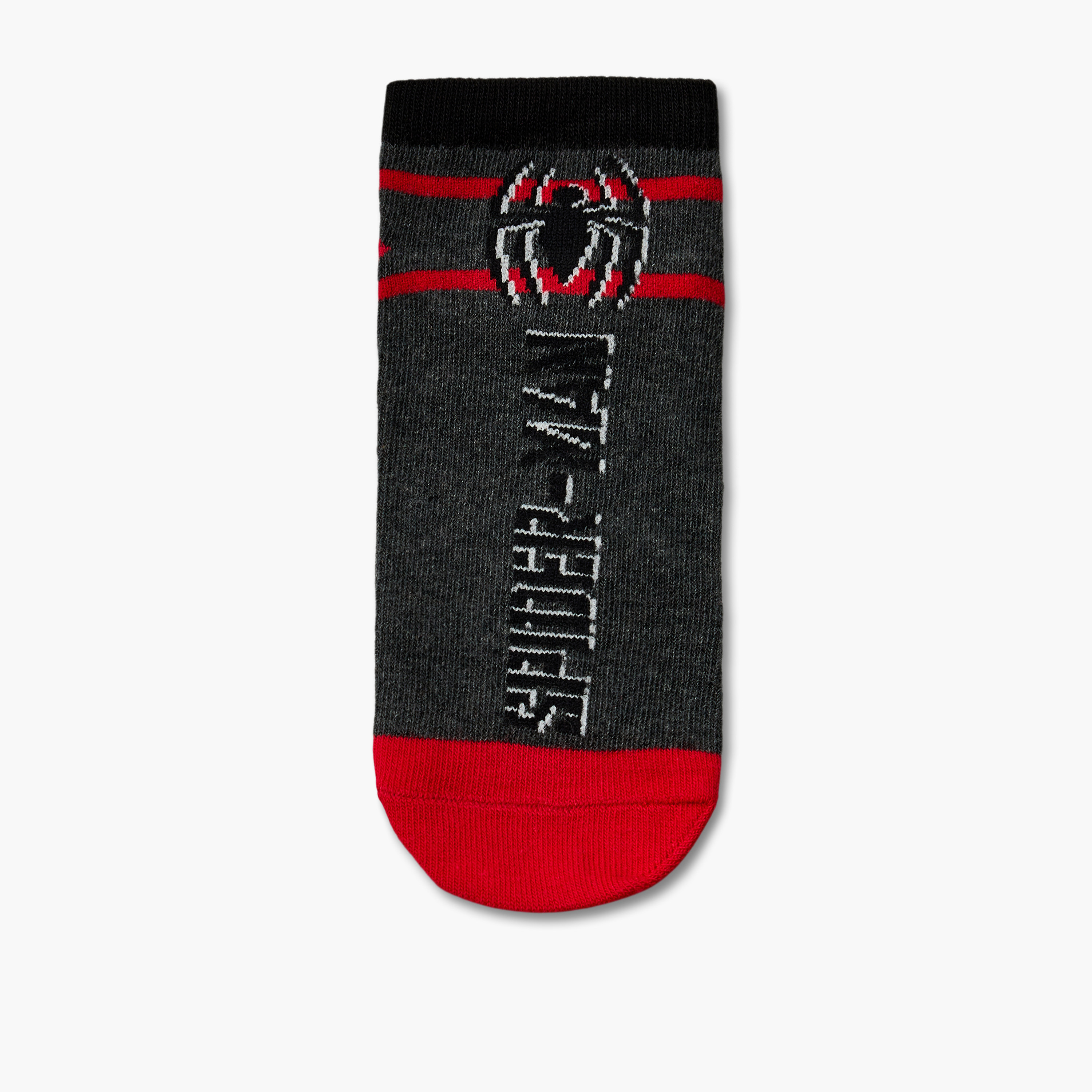 طقم جوارب طول الكاحل 5 أزواج بطبعات سبايدرمان للأولاد من مارفل-boys-accessories-socks-image-3