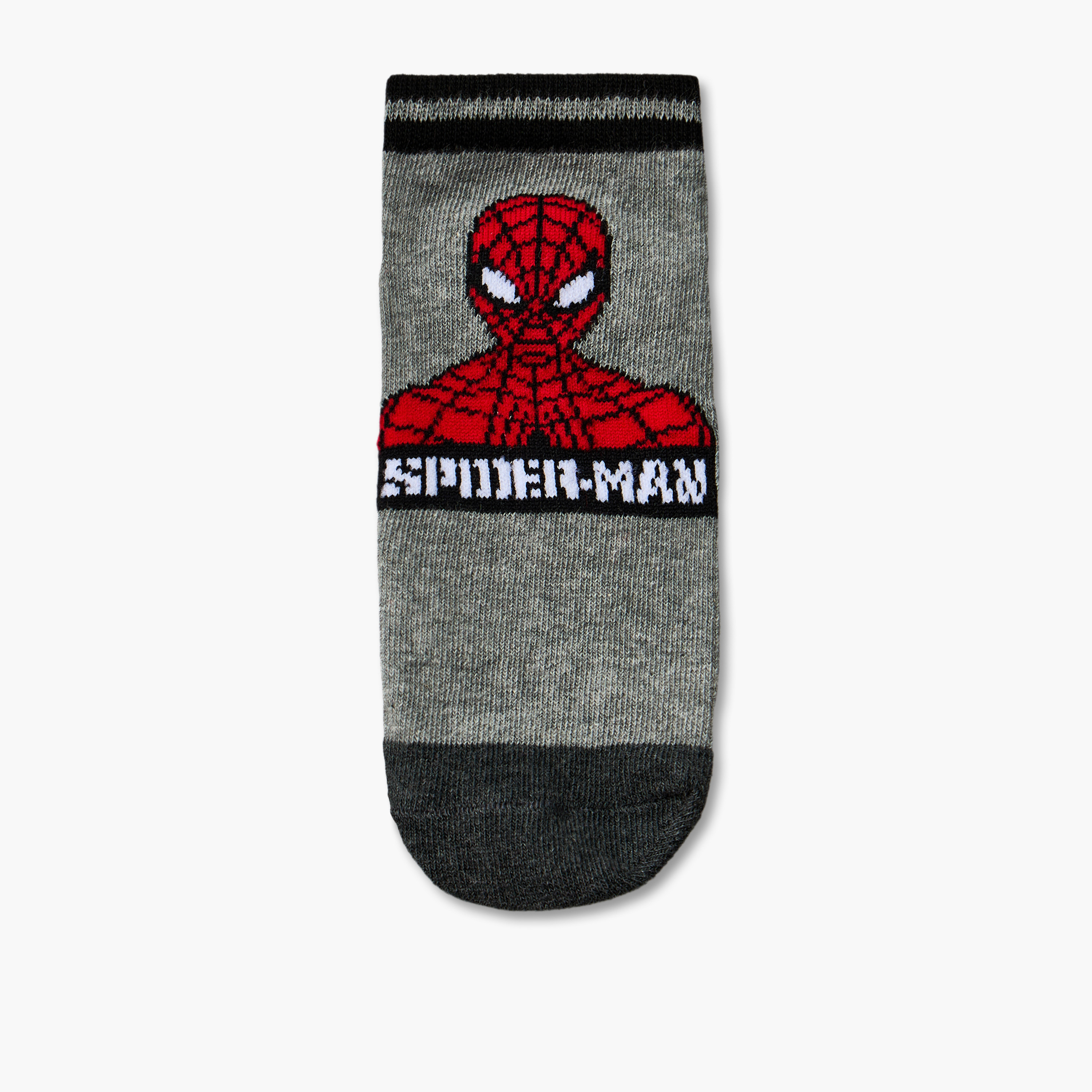 طقم جوارب طول الكاحل 5 أزواج بطبعات سبايدرمان للأولاد من مارفل-boys-accessories-socks-image-5
