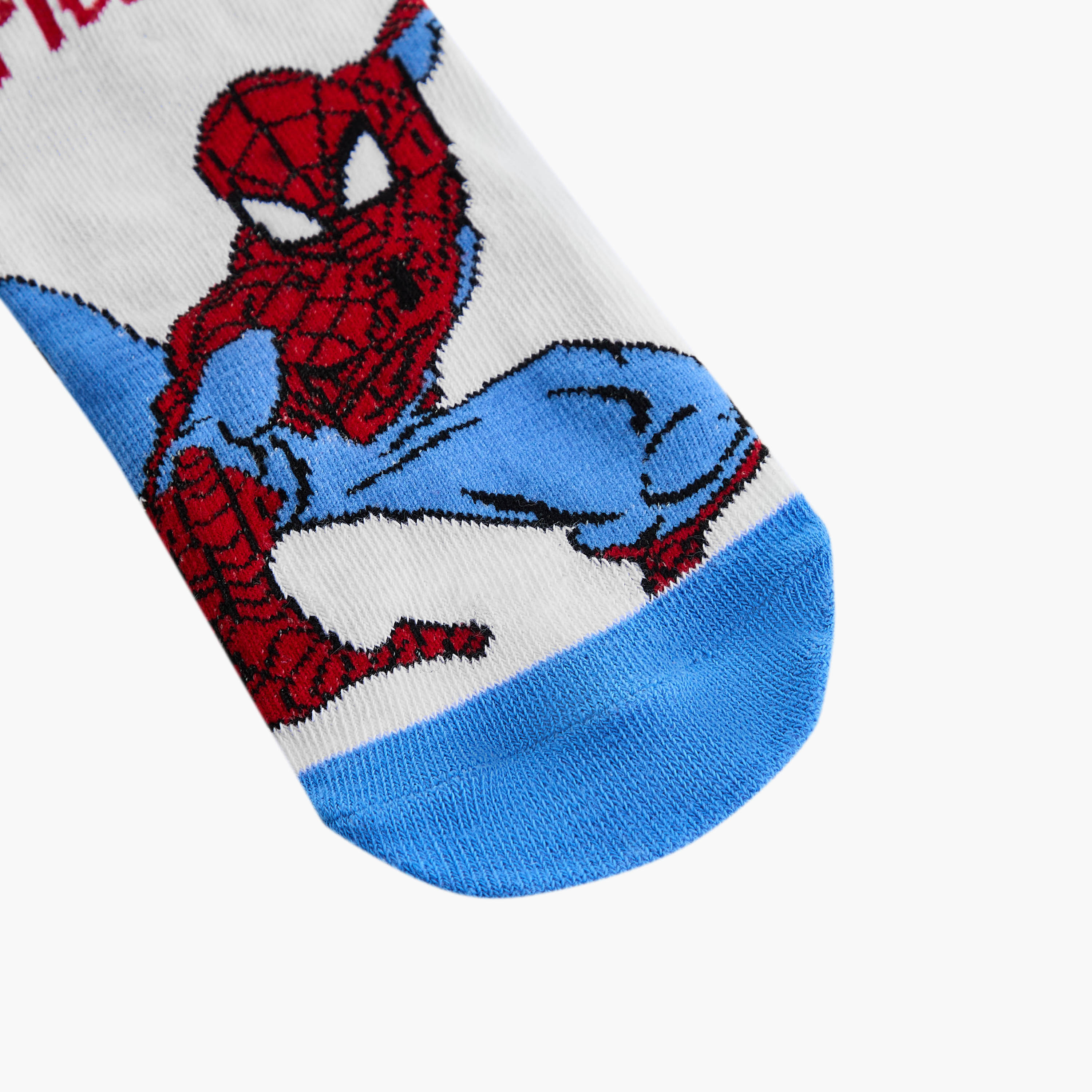 Spider-Man Print Ankle Length Socks - Set of 3-boys-accessories-socks-image-3