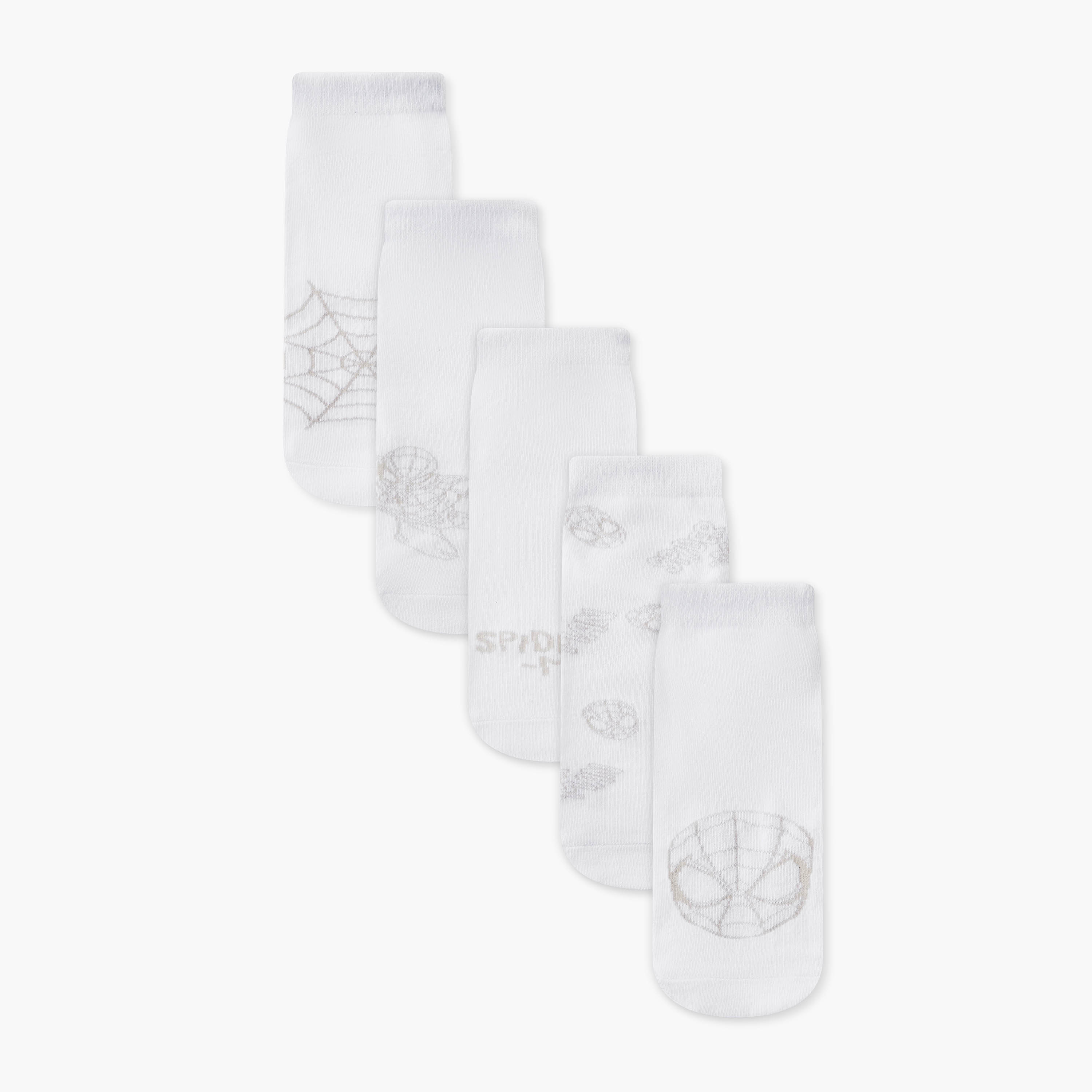 طقم جوارب 5 أزواج بطول الكاحل للأولاد من مارفل-boys-accessories-socks-image-1