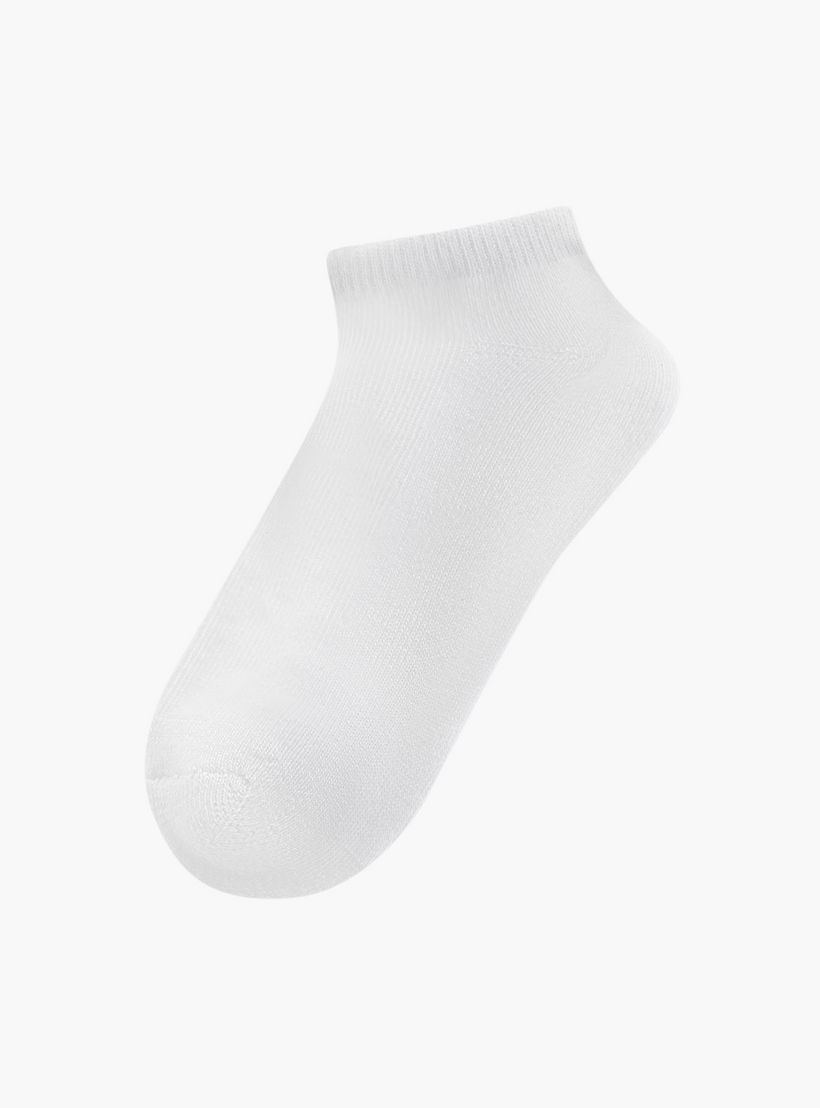 جوارب بطول الكاحل سادة - طقم من 5-girls-accessories-socks-image-2
