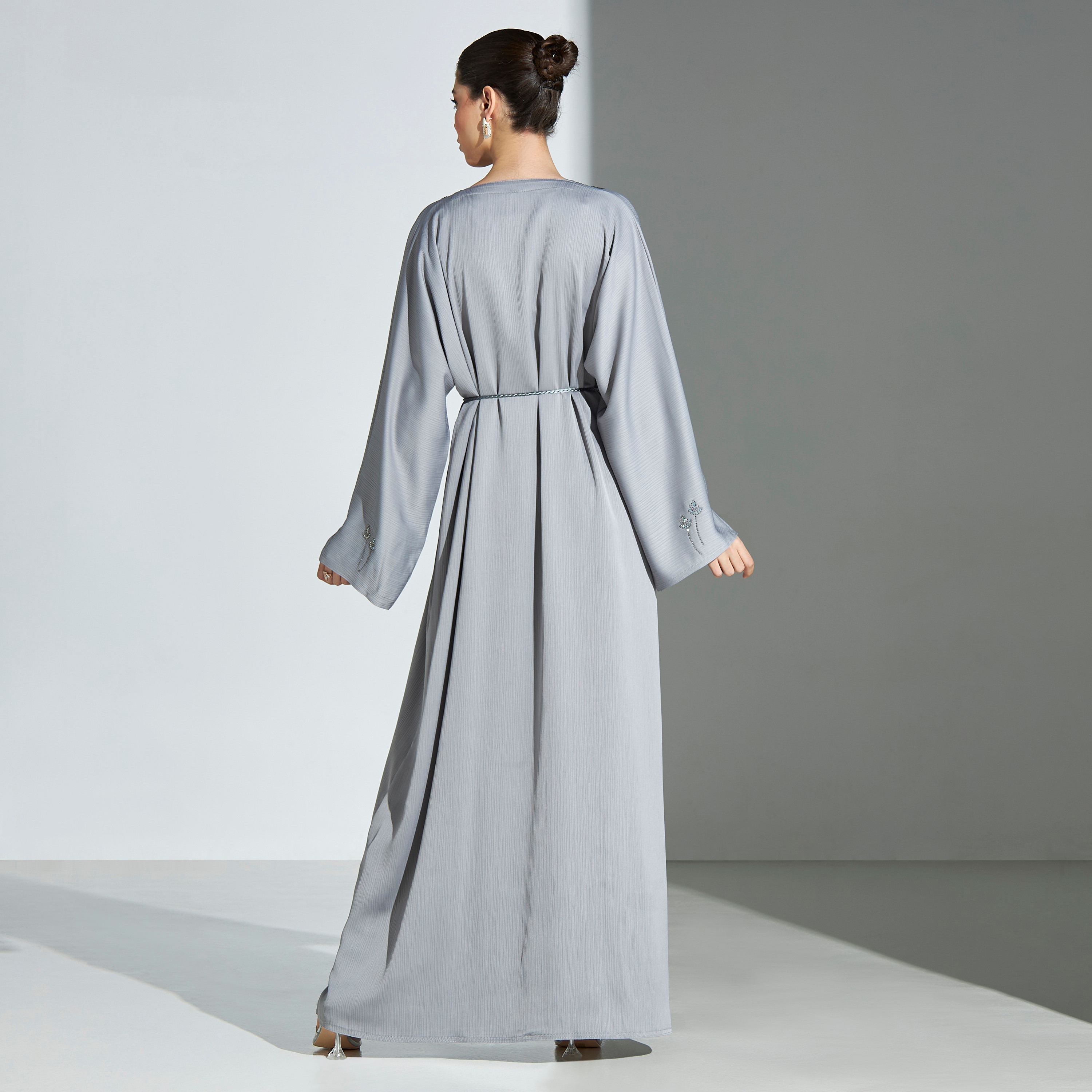 Malikah Embellished Abaya with Hijab and Tie-Ups-women-arabicclothing-abayas-image-5