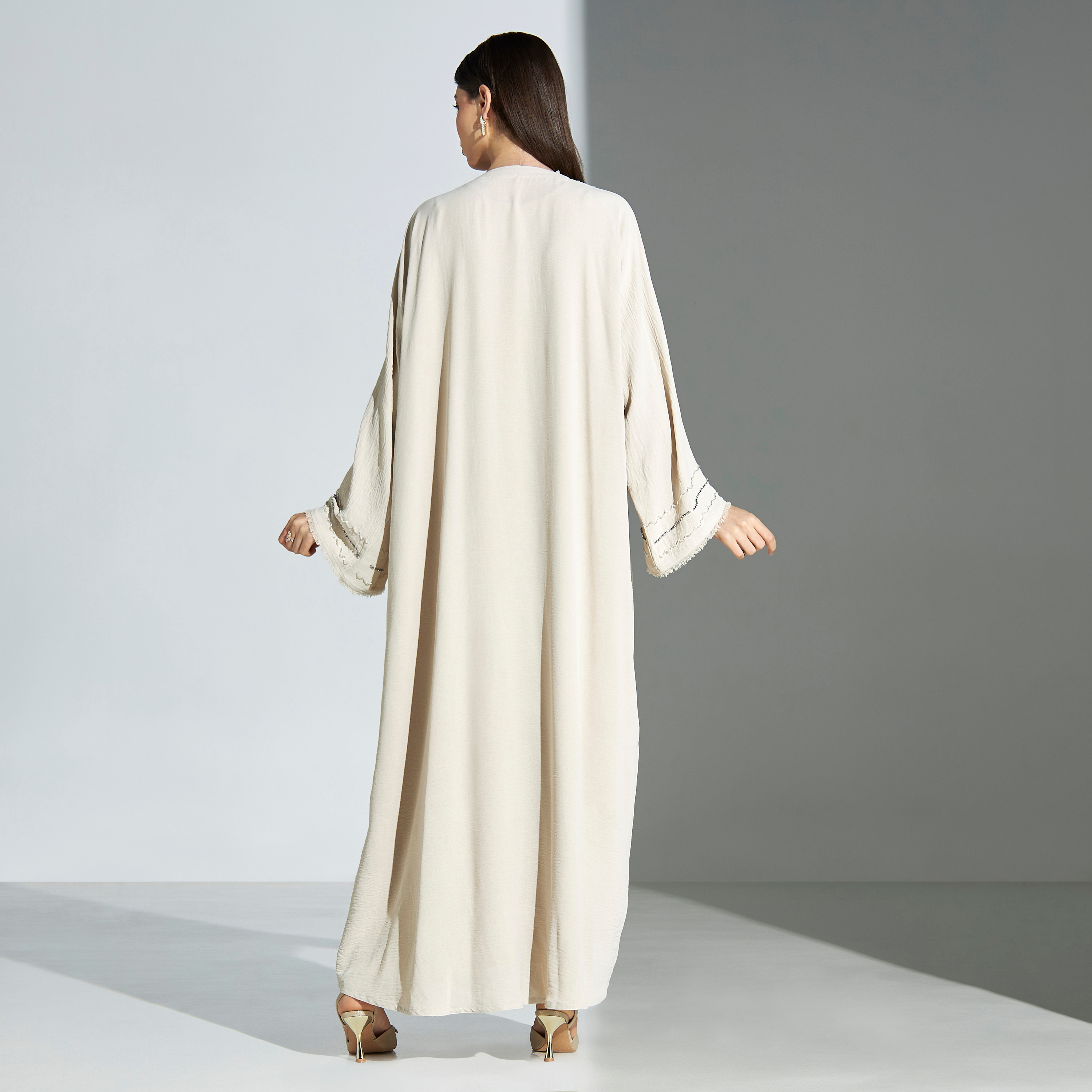 Malikah Sequinned Abaya with Hijab-women-arabicclothing-abayas-image-5