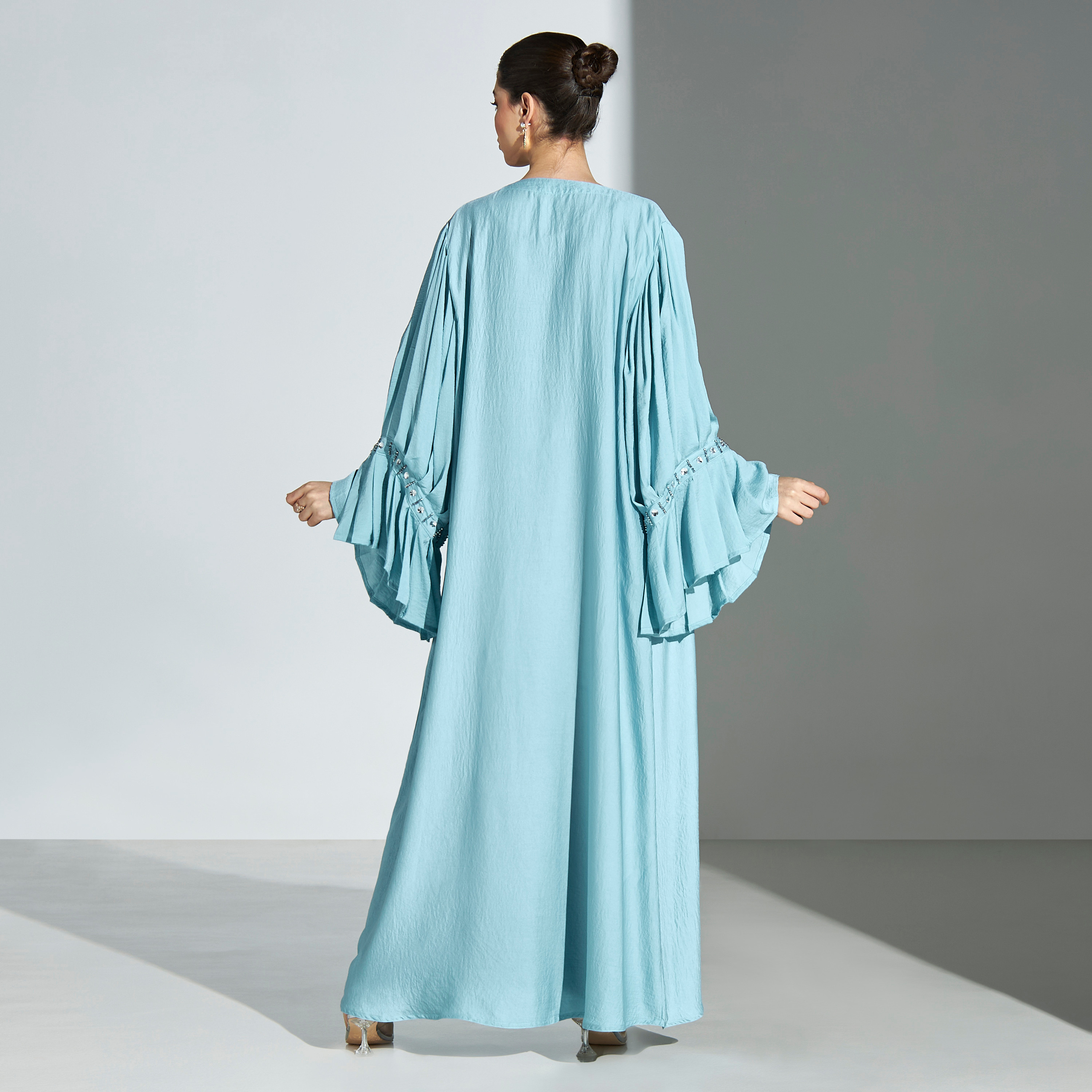 Malikah Sequinned Abaya with Hijab-women-arabicclothing-abayas-image-5