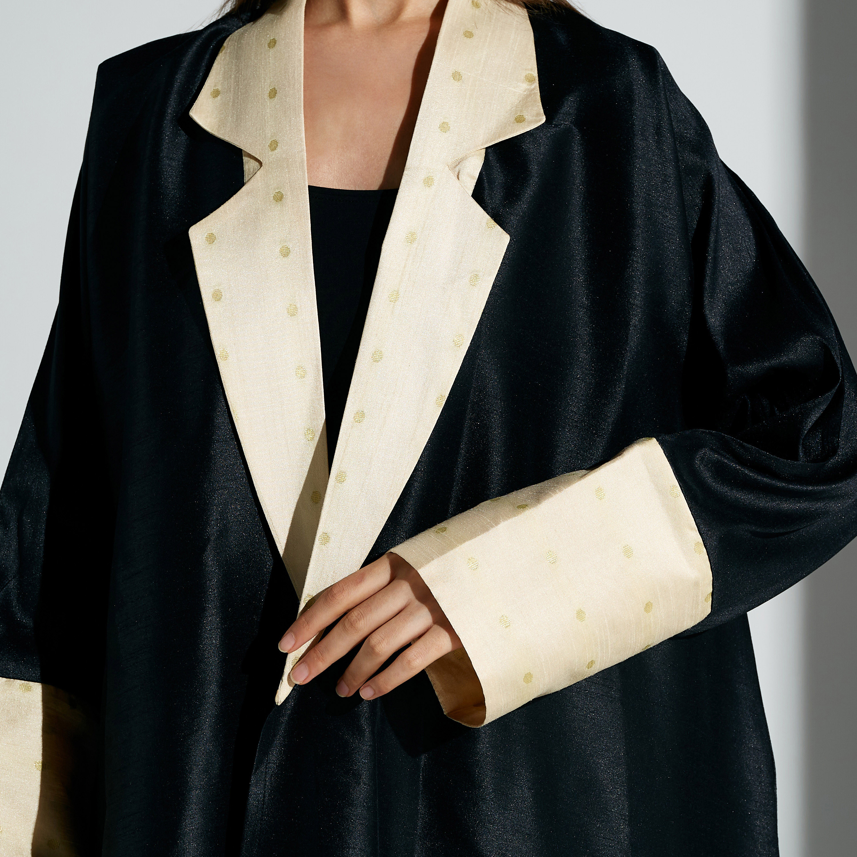 Malikah Abaya with Printed Collar and Hijab-women-arabicclothing-abayas-image-3