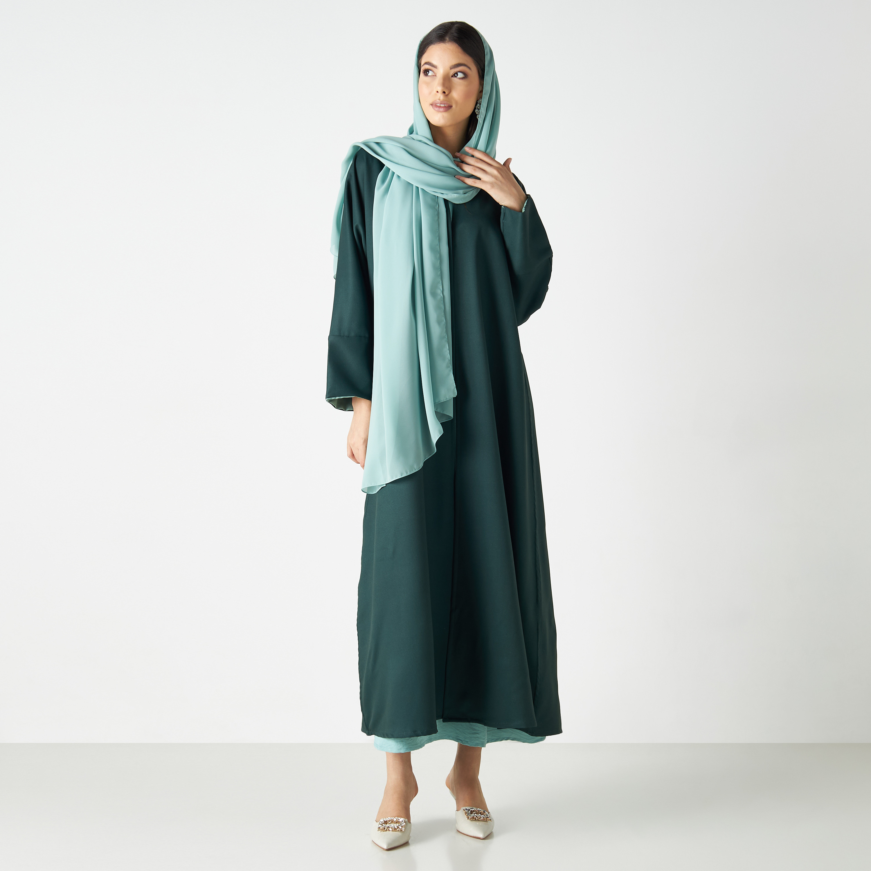 Malikah Solid Abaya-women-arabicclothing-abayas-image-1