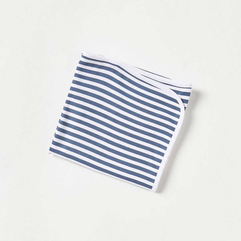 Juniors 2-Piece Printed Receiving Blanket Set - 70x70 cm-Receiving Blankets-image-1