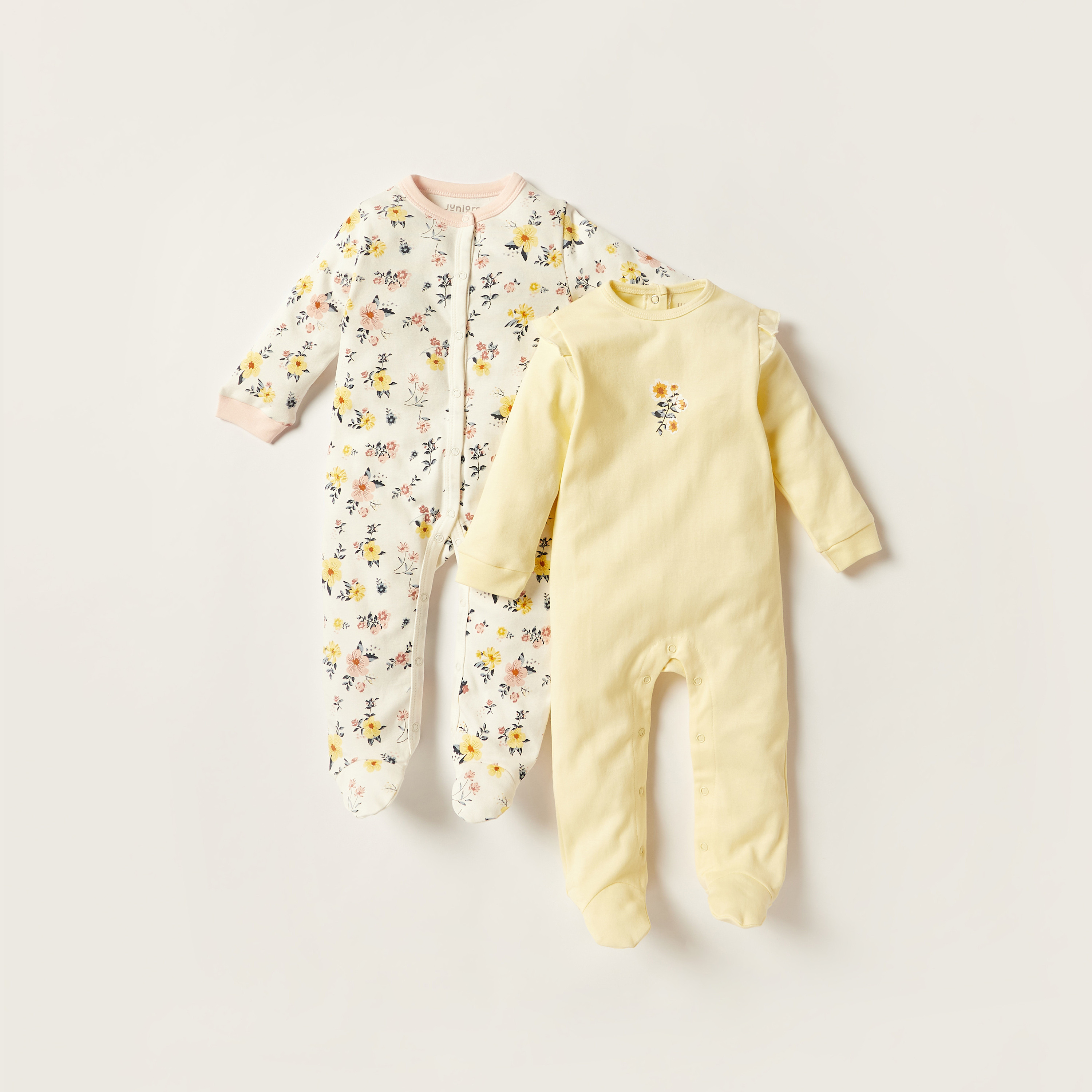 Floral sleepsuits best sale