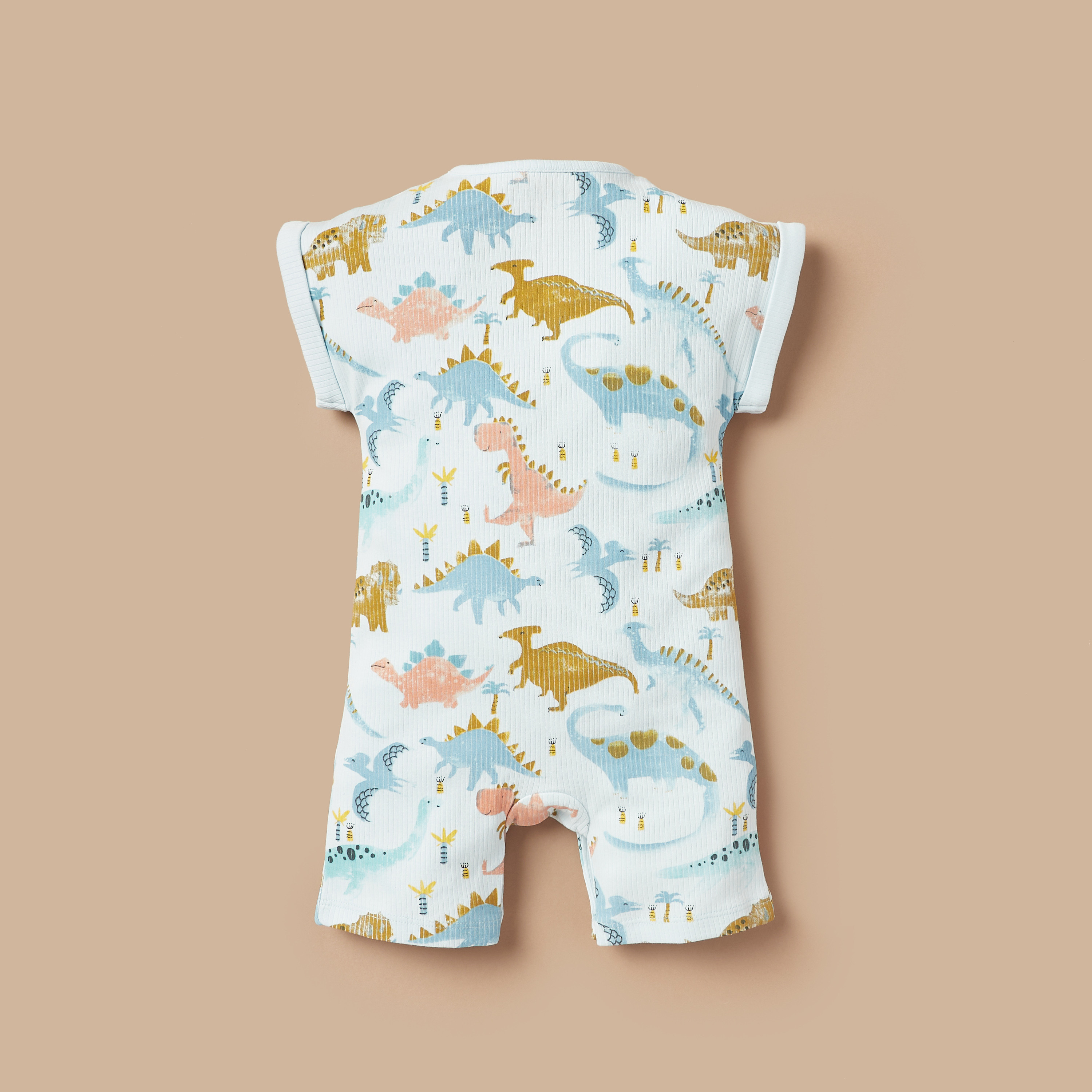 Juniors All-Over Dinosaur Print Romper-baby-boys-clothing-rompers-image-4