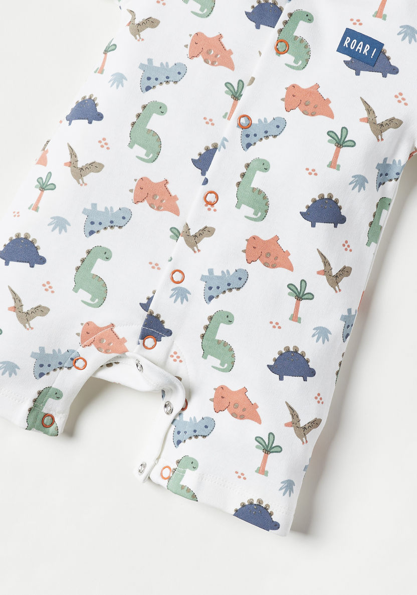 Juniors All-Over Dinosaur Print Rompers-Rompers%2C Dungarees and Jumpsuits-image-2