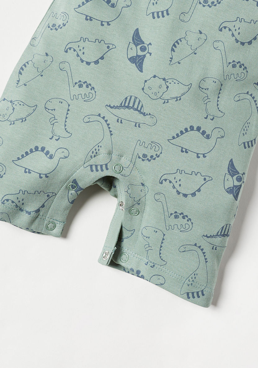 Juniors All-Over Dinosaur Print Rompers-Rompers%2C Dungarees and Jumpsuits-image-2