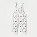 Juniors Printed Dungarees and T-shirt Set-Rompers%2C Dungarees and Jumpsuits-thumbnail-4