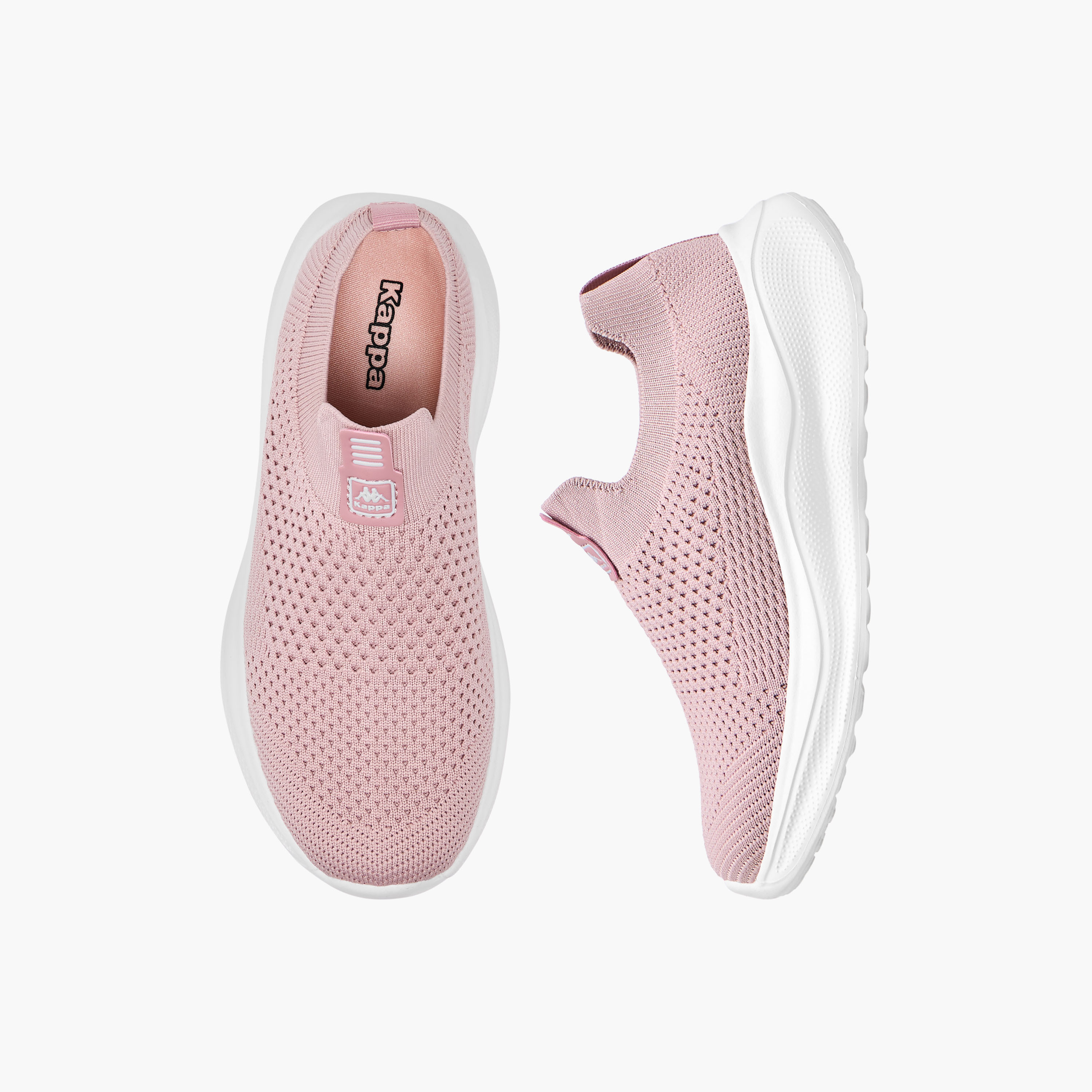 Kappa Girls' Sock Hem Slip-On Sports Shoes-girls-shoes-sports-image-1