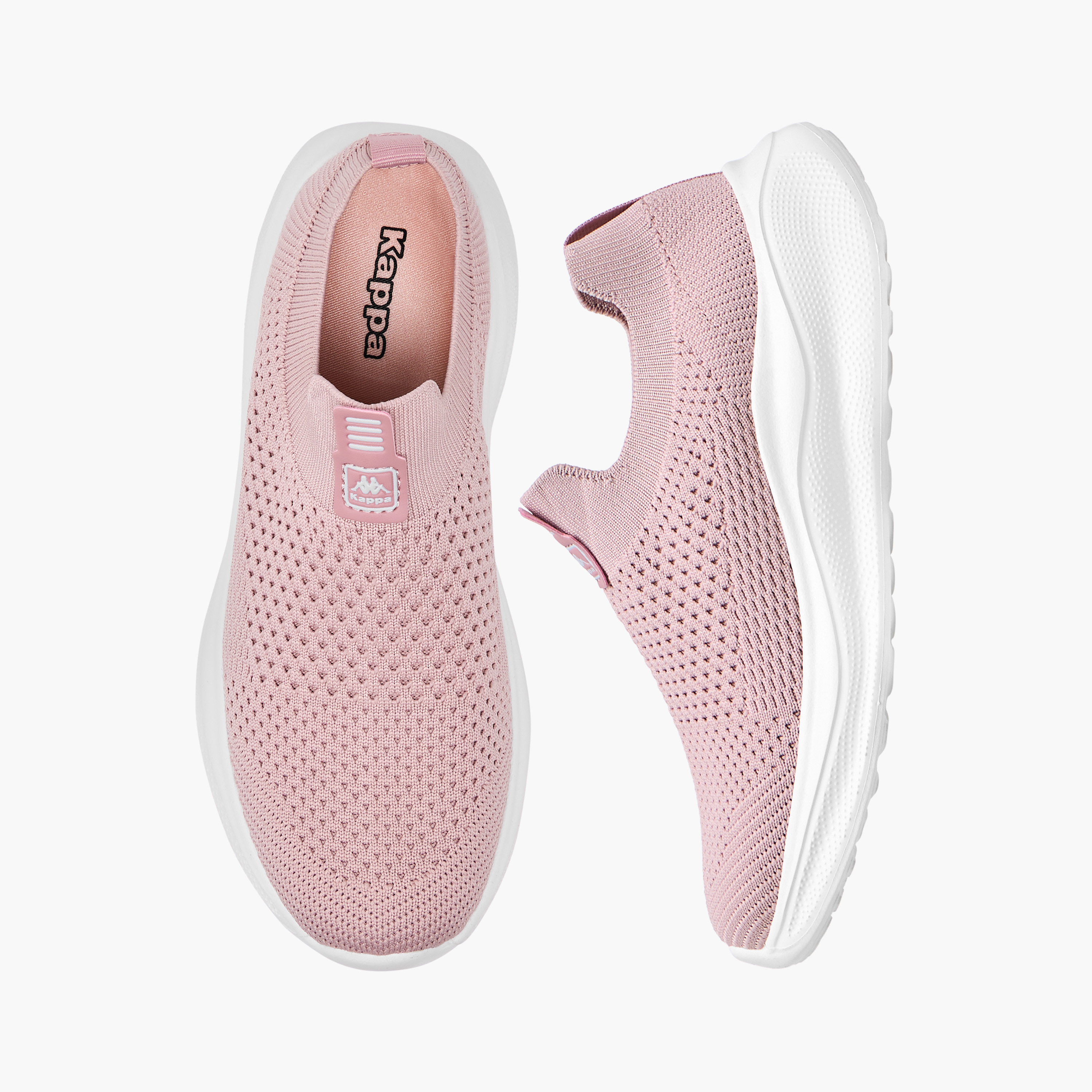 Kappa Girls' Textured Slip-On Sports Shoes-girls-shoes-sports-image-1