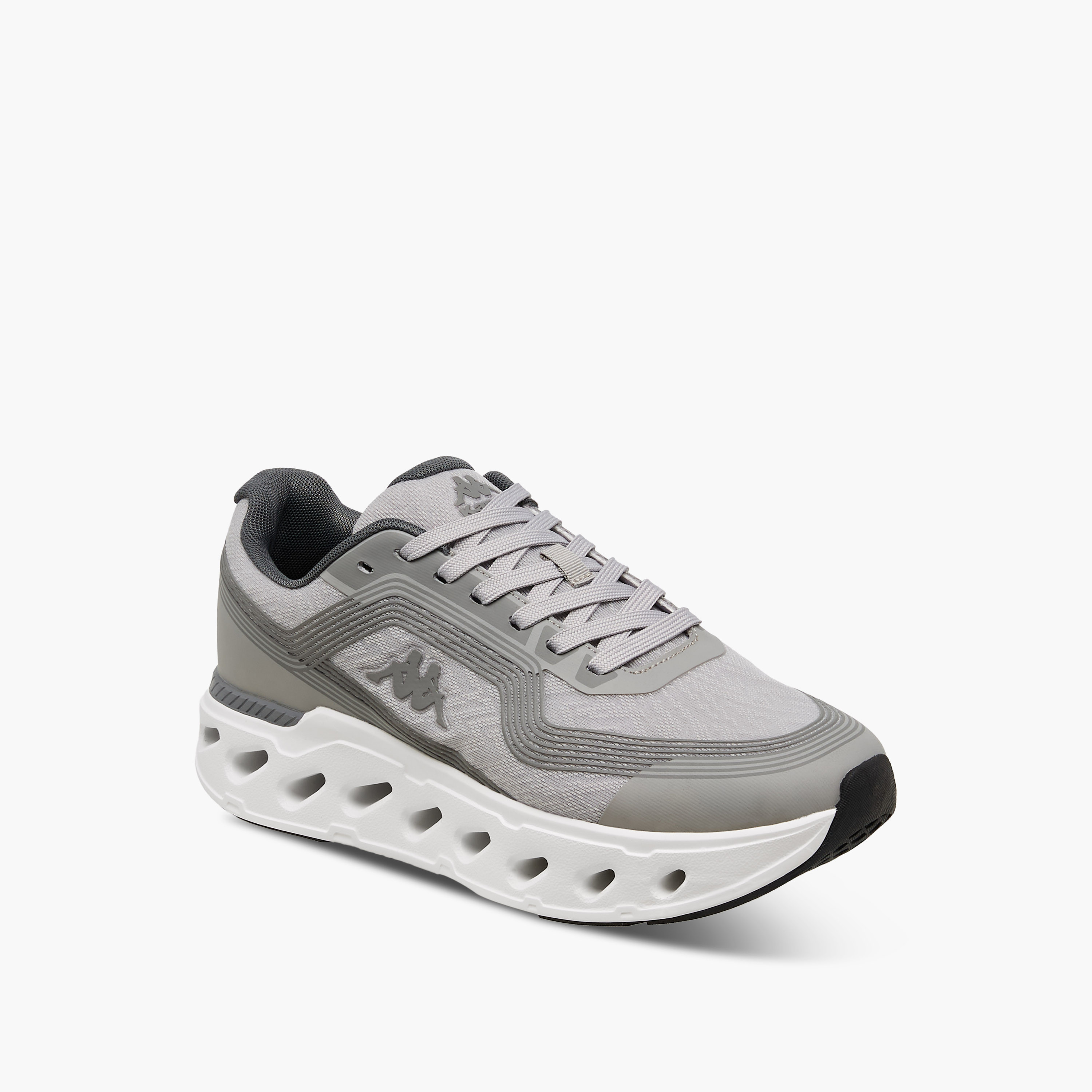 Kappa Men's Textured Lace-Up Sports Shoes-sports-men-shoes-image-2
