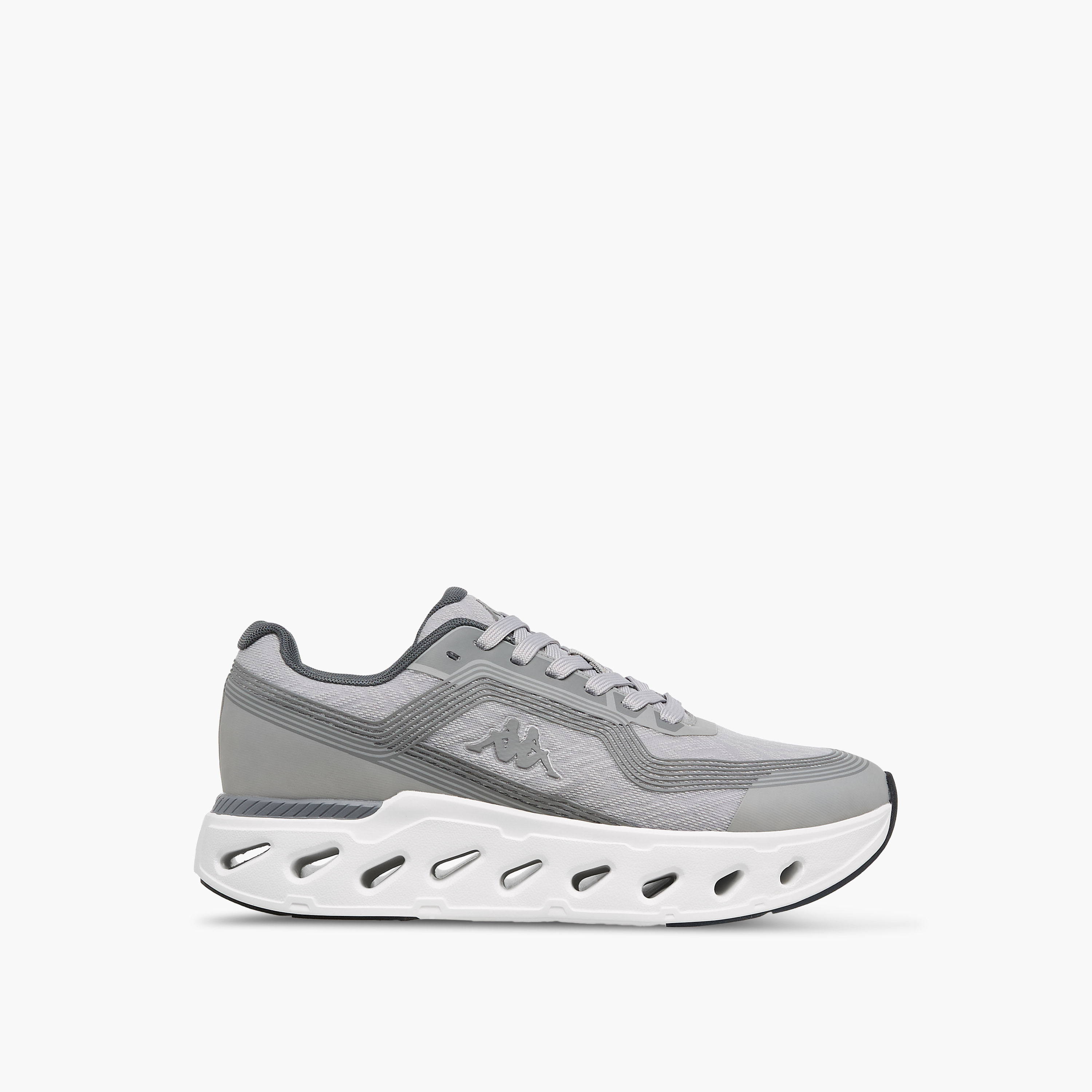 Kappa Men's Textured Lace-Up Sports Shoes-sports-men-shoes-image-3