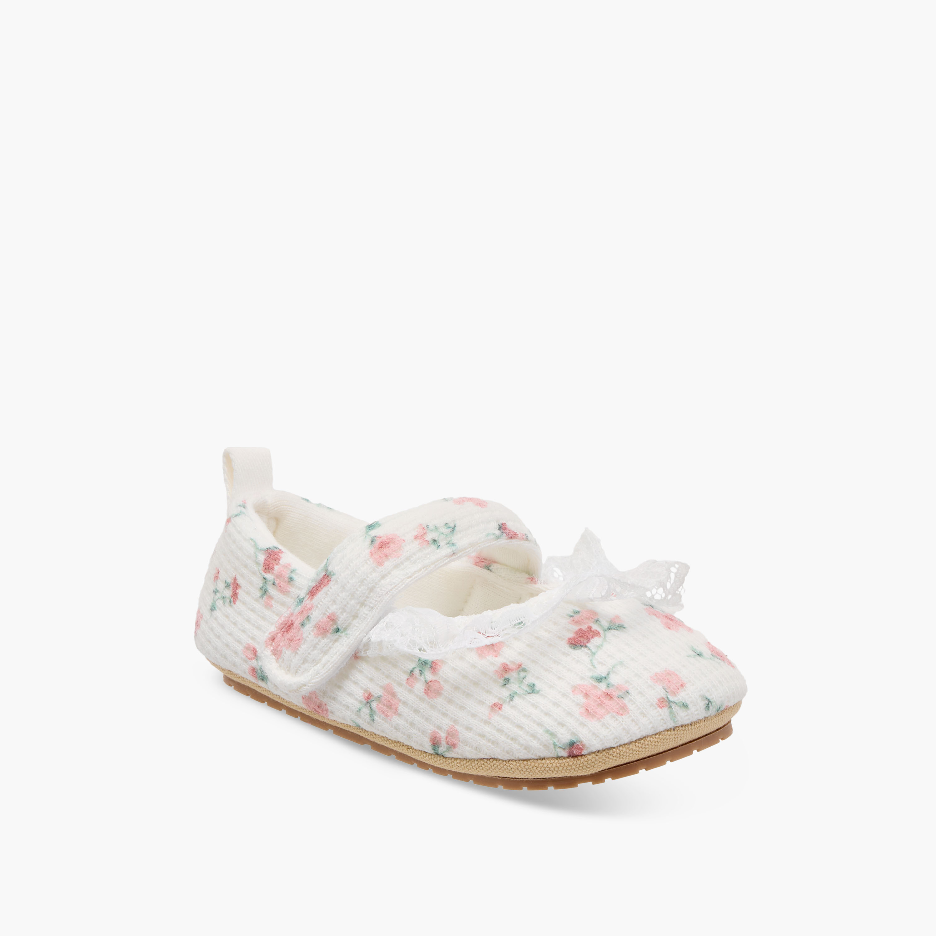 بوت بطبعات أزهار وشريط إغلاق لاصق-baby-boys-shoes-closedshoes-image-4