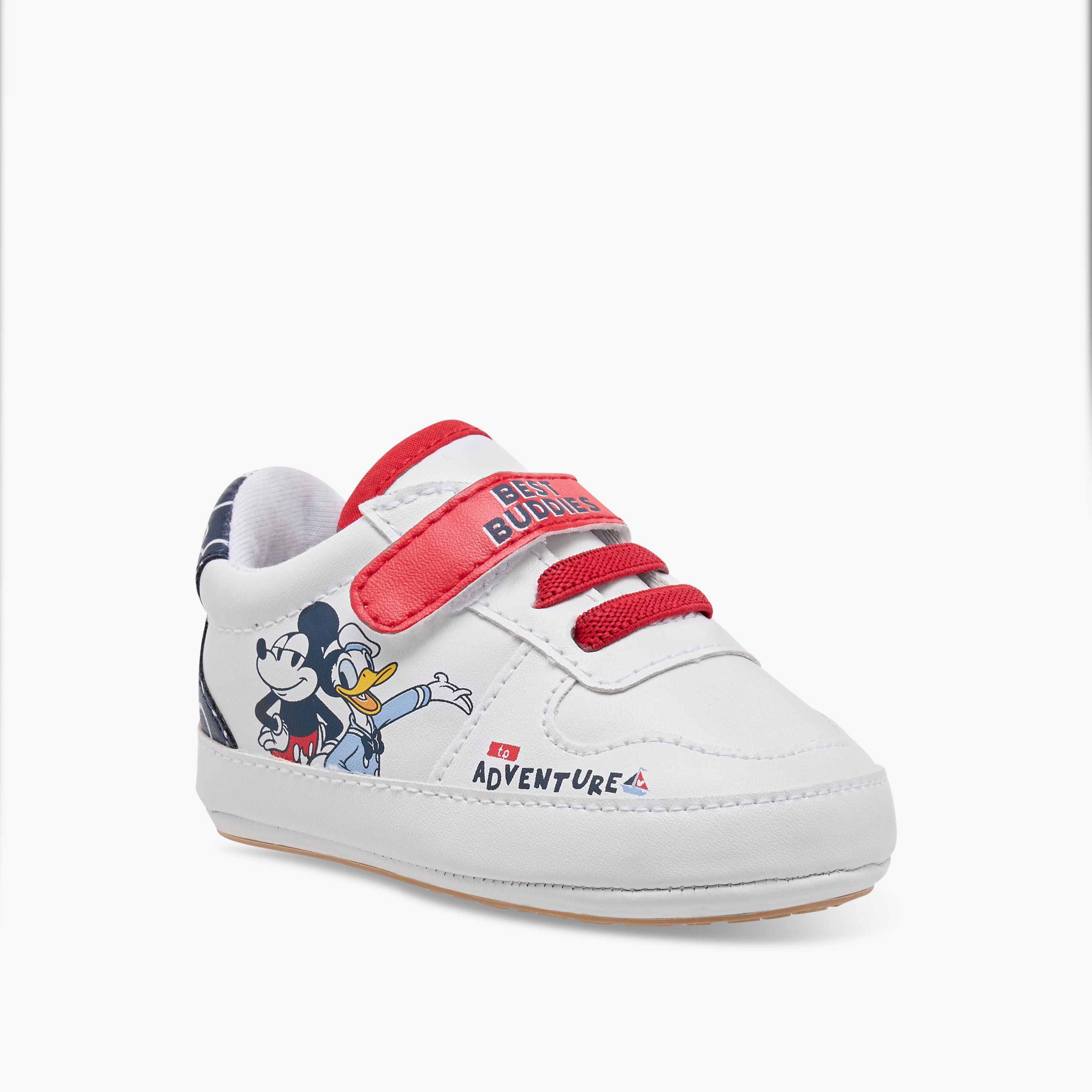 بوت بطبعات ميكي ماوس وديزي داك بشريط إغلاق لاصق من جونيورز-baby-boys-shoes-closedshoes-image-2
