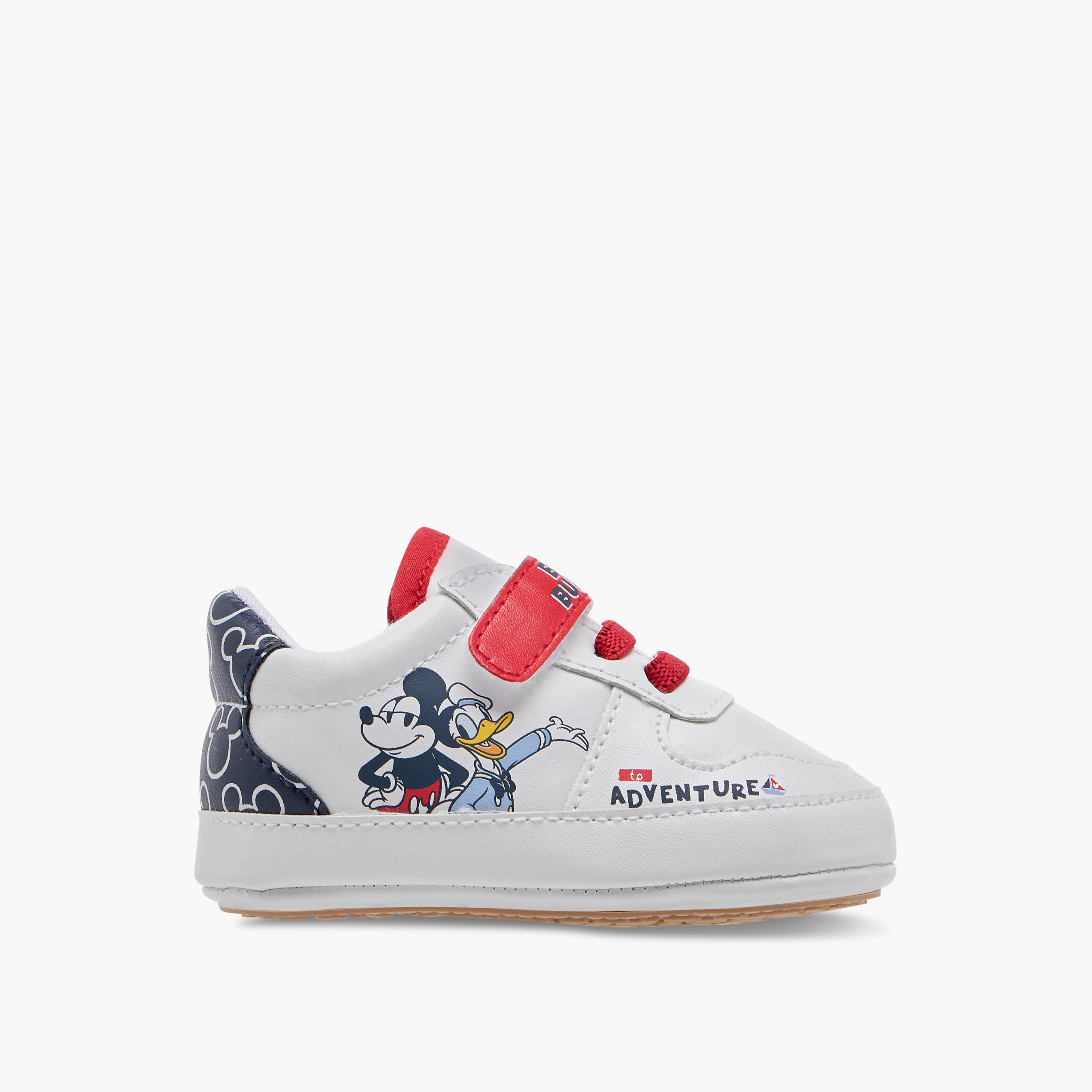 بوت بطبعات ميكي ماوس وديزي داك بشريط إغلاق لاصق من جونيورز-baby-boys-shoes-closedshoes-image-3