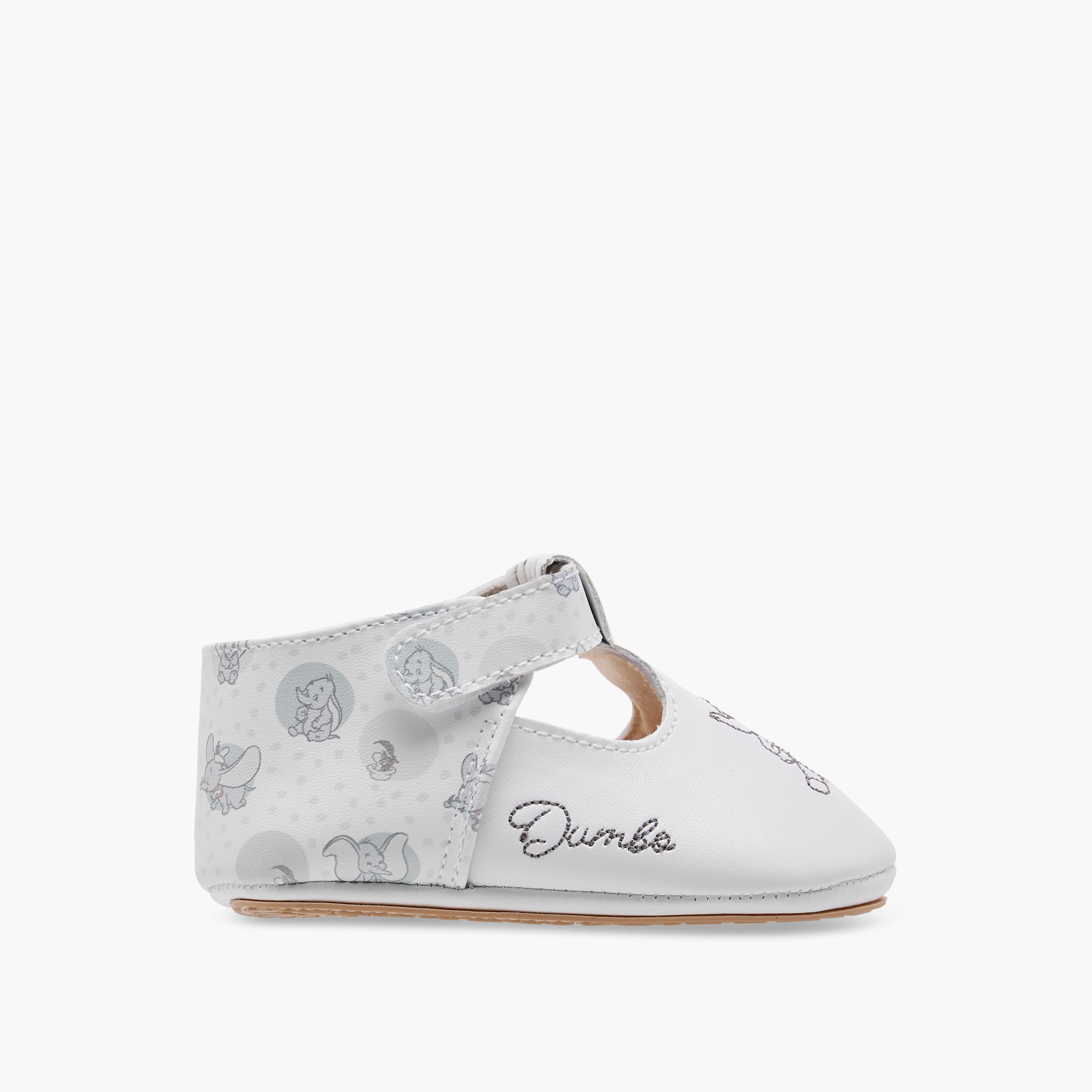 Giggles Bow Accent Booties with Hook and Loop Closure-baby-girls-shoes-closedshoes-image-3