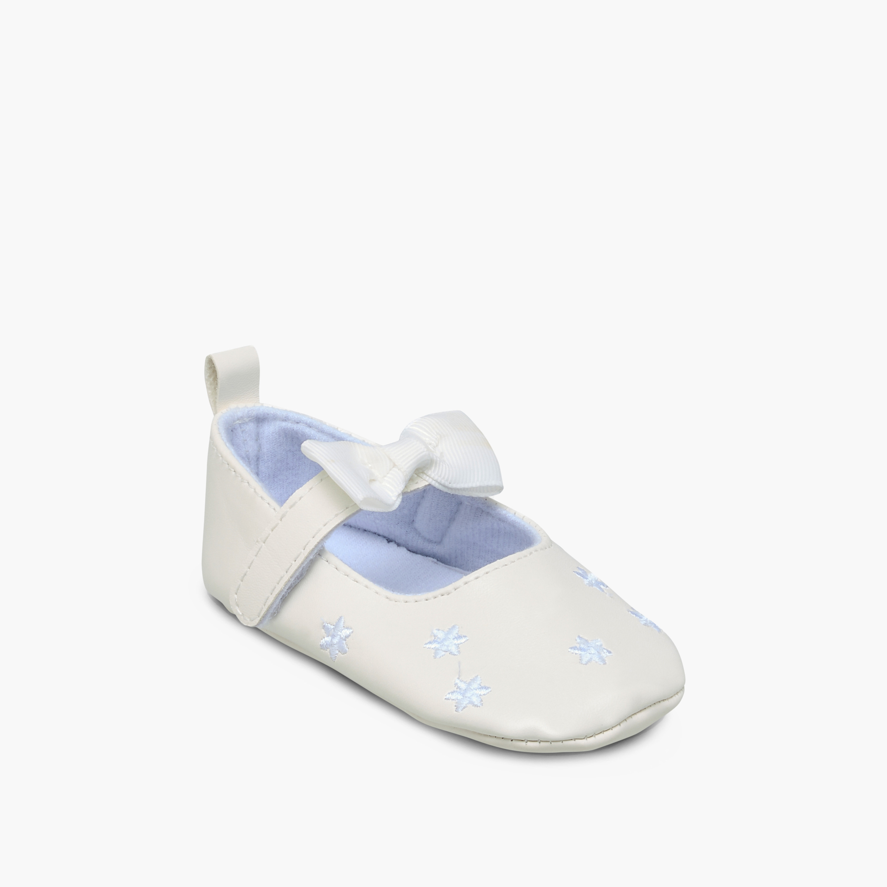حذاء بوت بزينة فيونطة وشريط إغلاق لاصق من جونيورز-baby-girls-shoes-closedshoes-image-4