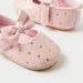 Juniors Star Print Booties with Bow Detail and Hook and Loop Closure-Booties-thumbnailMobile-2