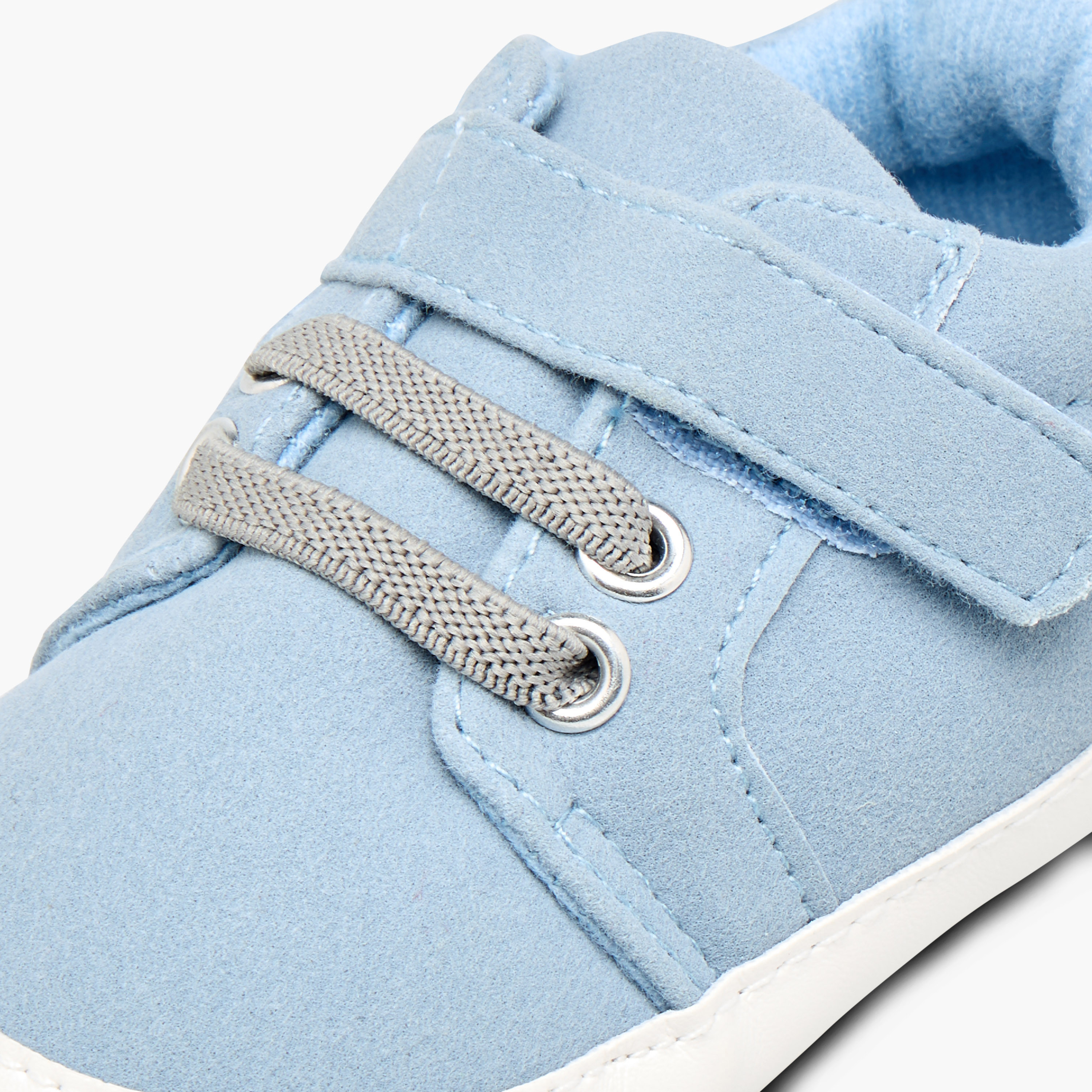 Juniors Dinosaur Embroidered Booties with Hook and Loop Closure-baby-boys-shoes-closedshoes-image-4