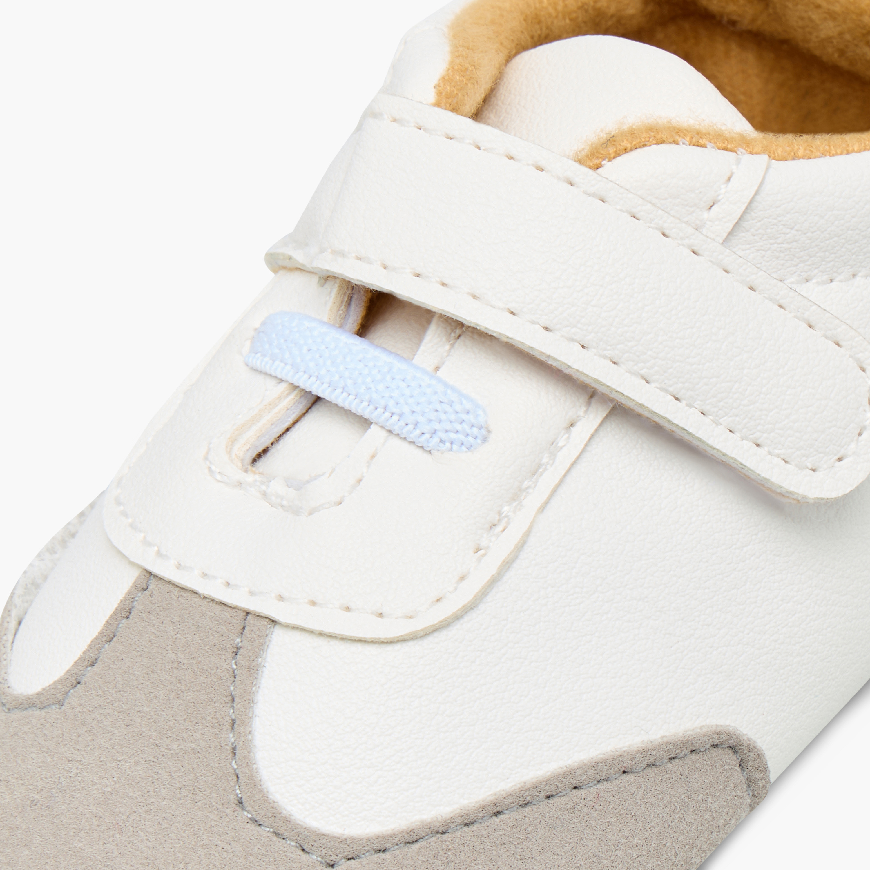 Juniors Panelled Booties with Hook and Loop Closure-baby-boys-shoes-closedshoes-image-4