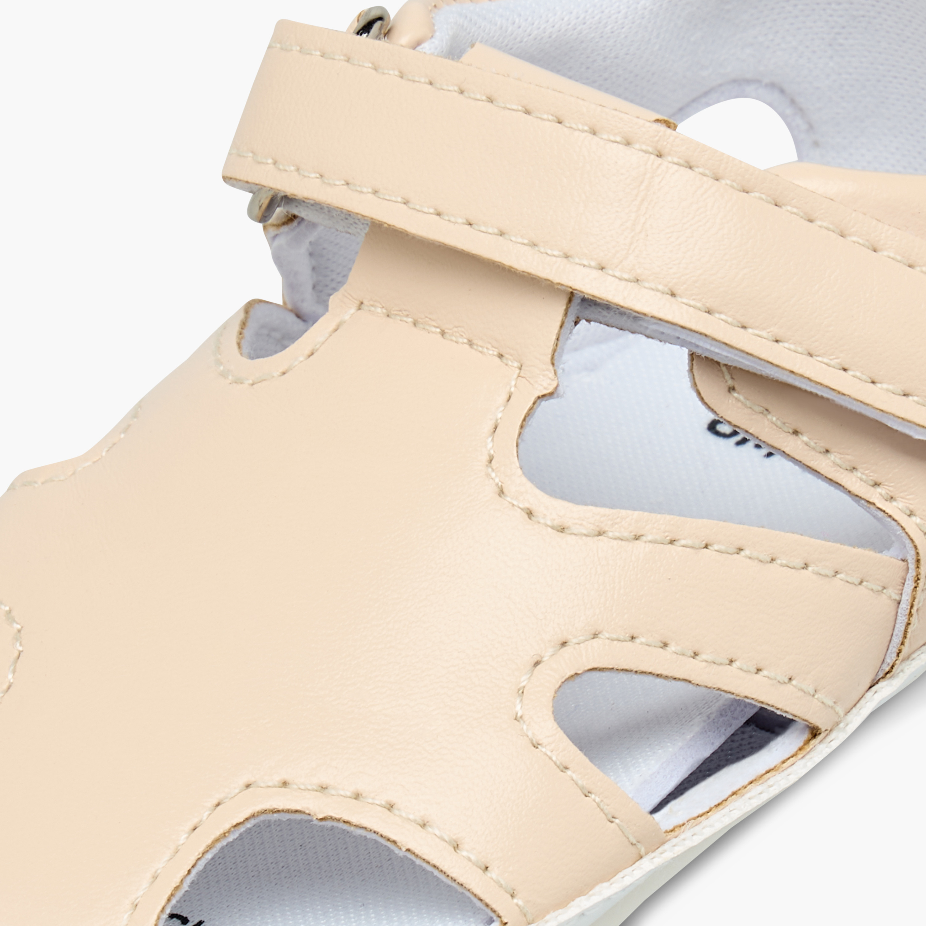 Juniors Solid Booties with Hook and Loop Closure-baby-boys-shoes-closedshoes-image-4