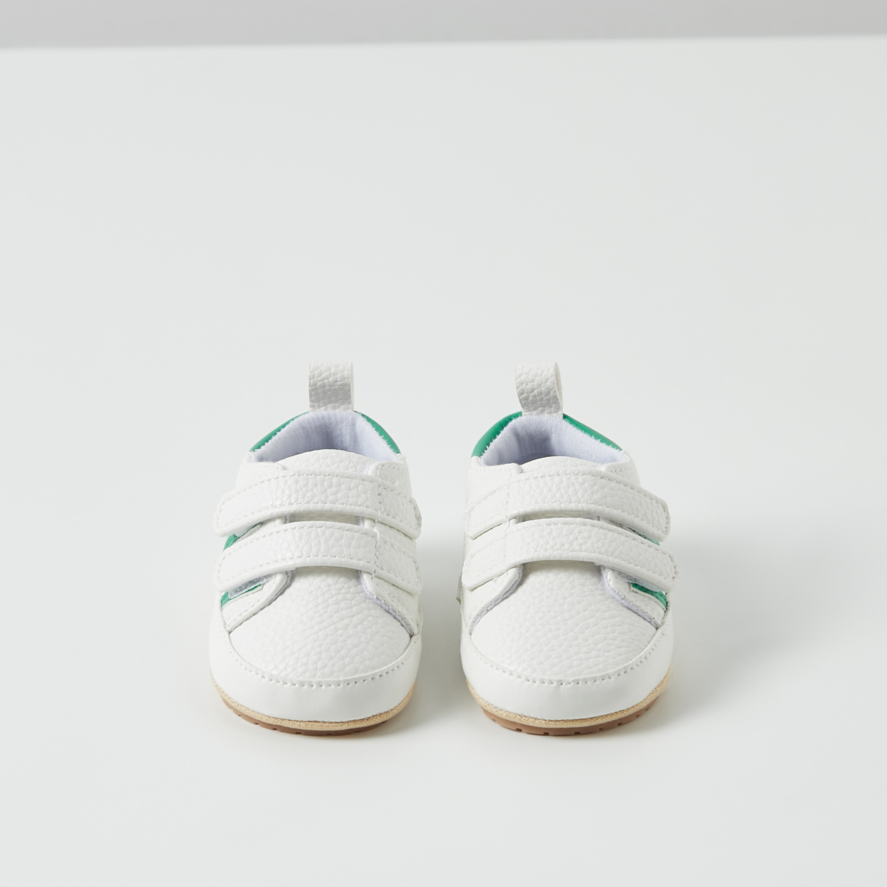 Juniors Panelled Booties with Hook and Loop Closure-baby-boys-shoes-closedshoes-image-4