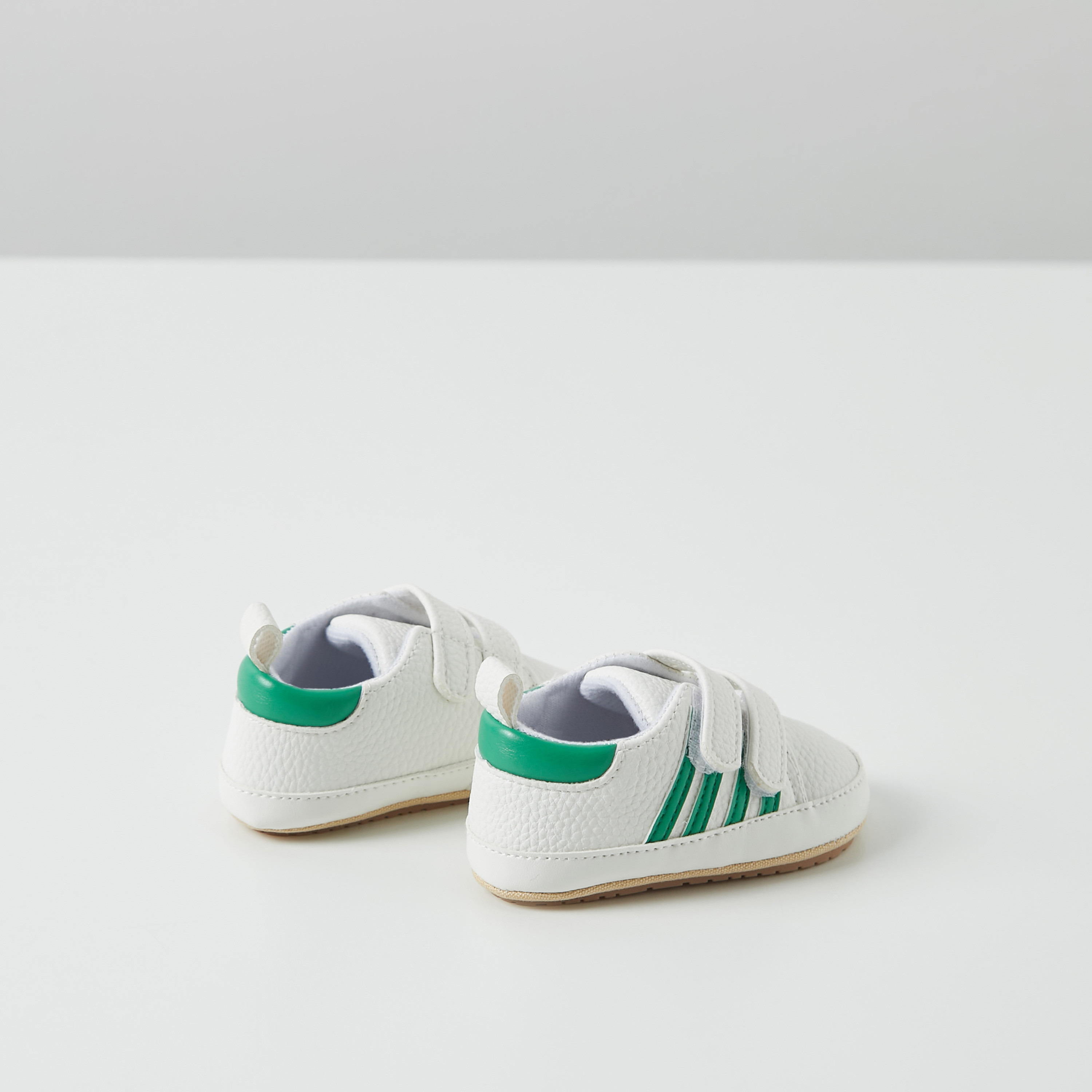 Juniors Panelled Booties with Hook and Loop Closure-baby-boys-shoes-closedshoes-image-5