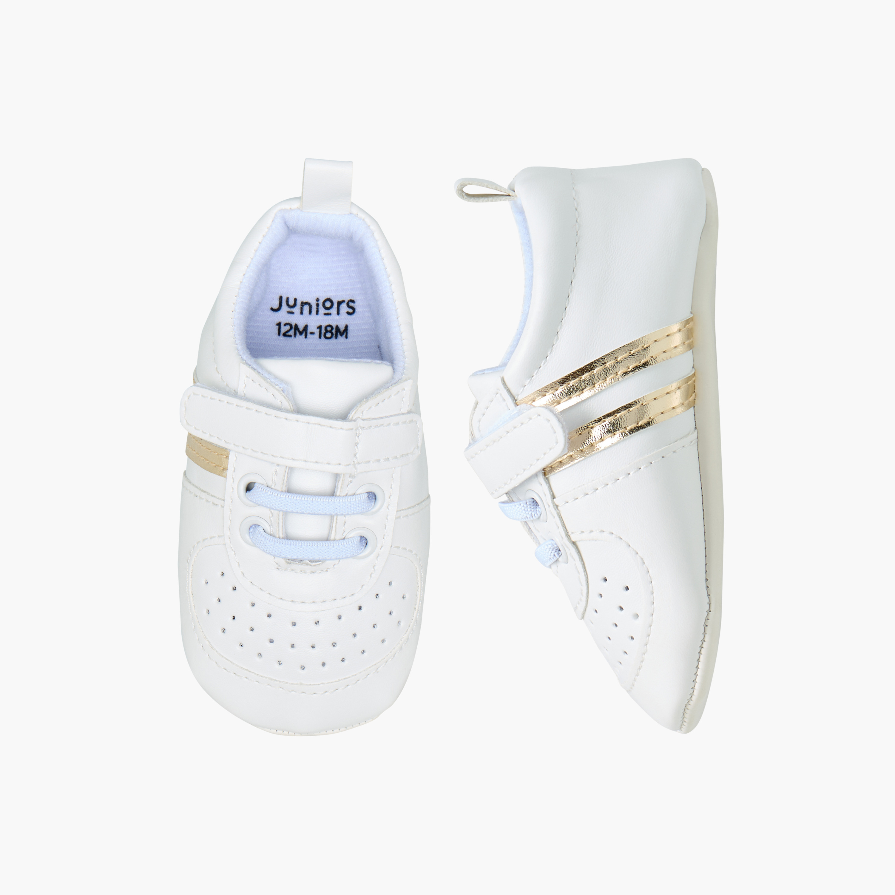 Juniors Panelled Booties with Hook and Loop Closure-baby-boys-shoes-closedshoes-image-1