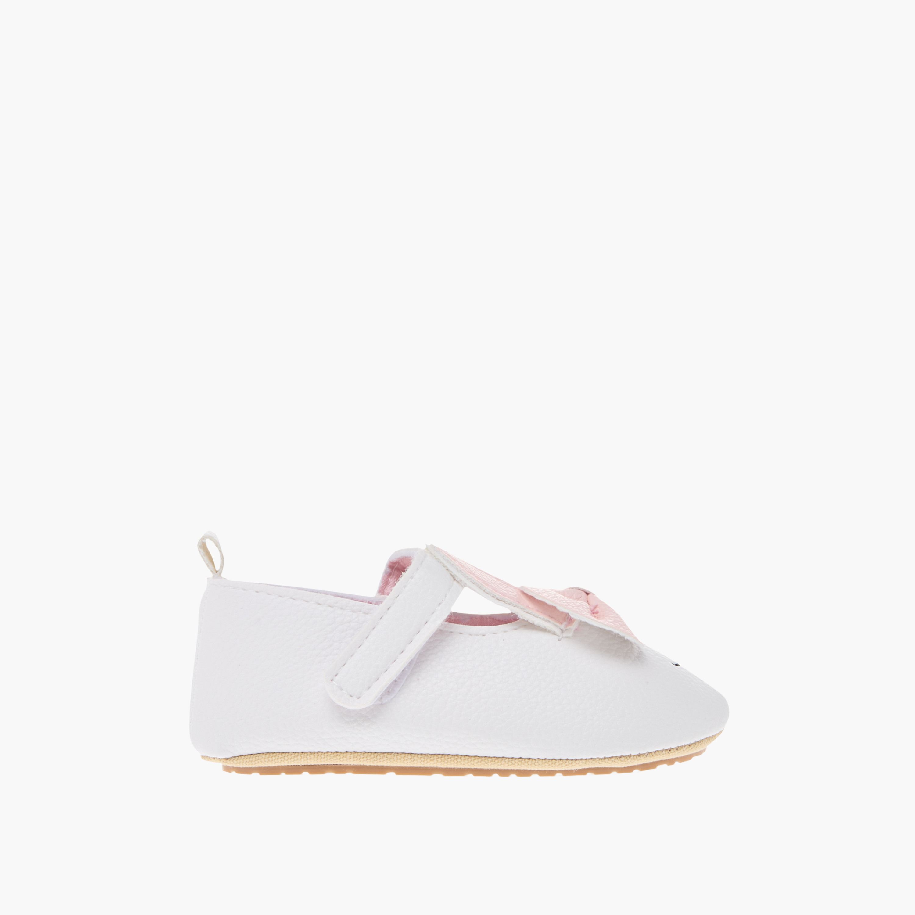 بوت بزخارف أرنب وشريط إغلاق لاصق من جونيورز-baby-girls-shoes-closedshoes-image-3